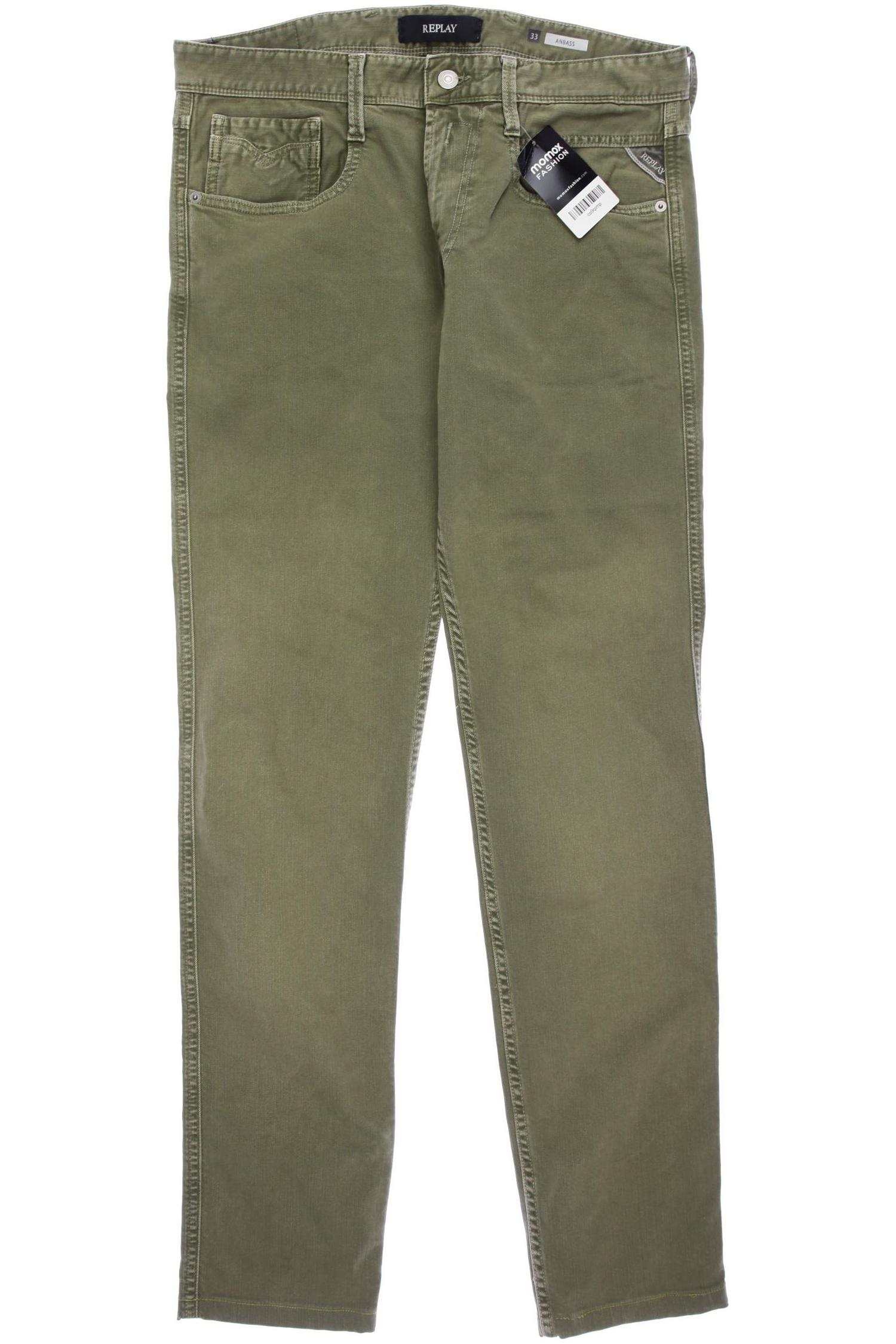 

Replay Herren Jeans, grün, Gr. 33