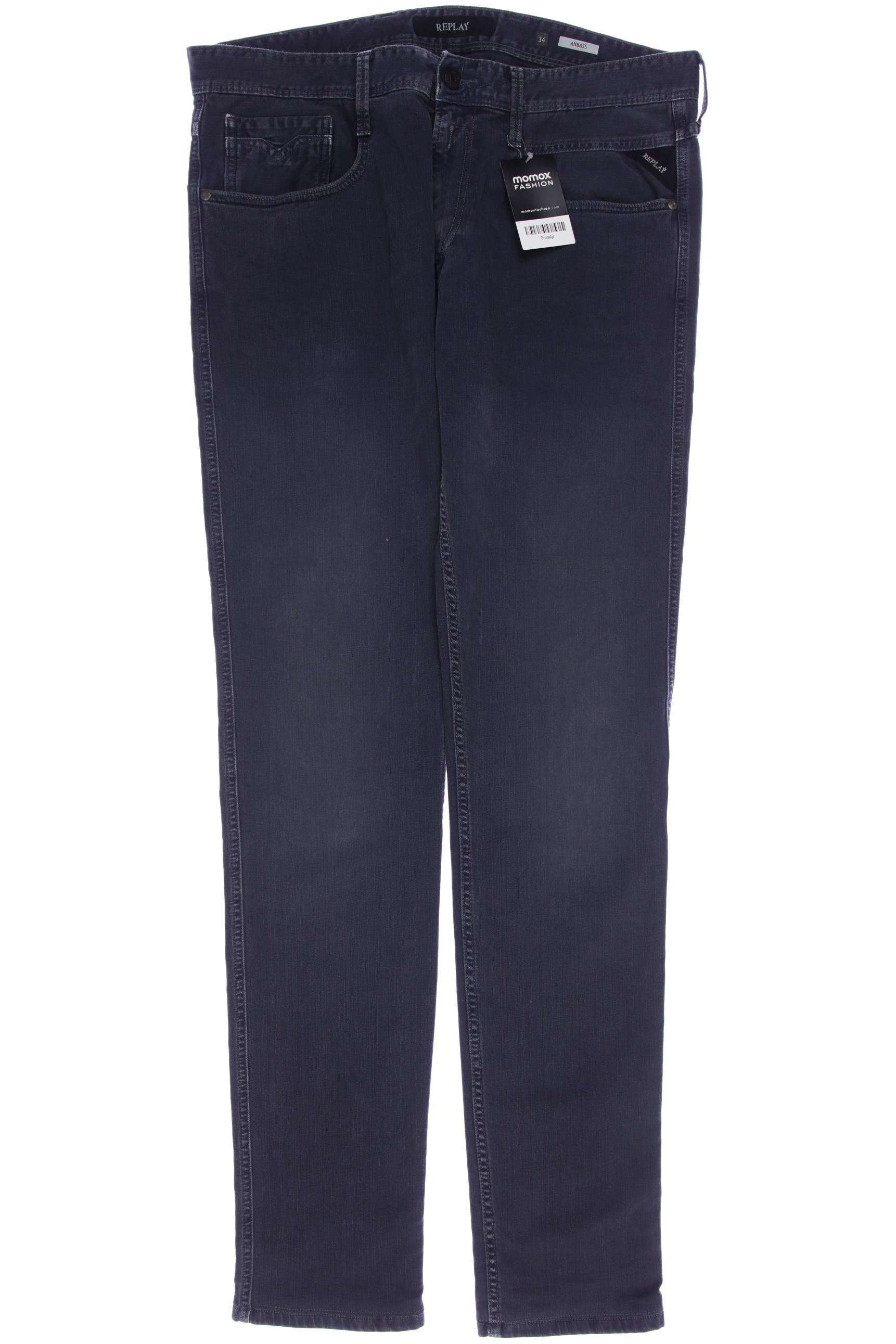 

Replay Herren Jeans, marineblau, Gr. 34