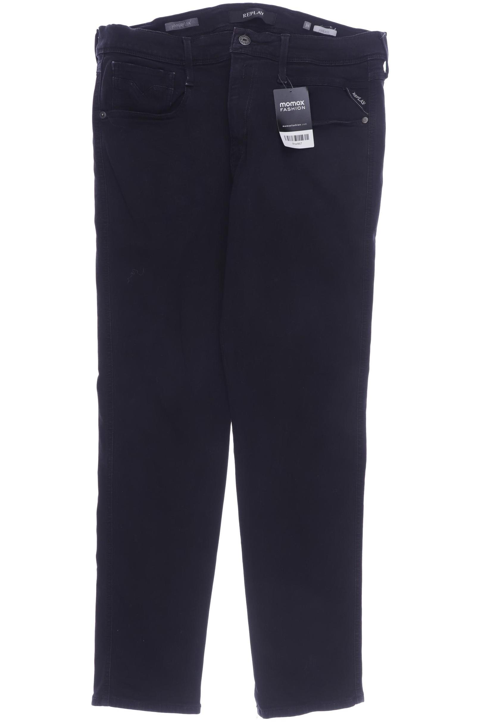 

Replay Herren Jeans, schwarz