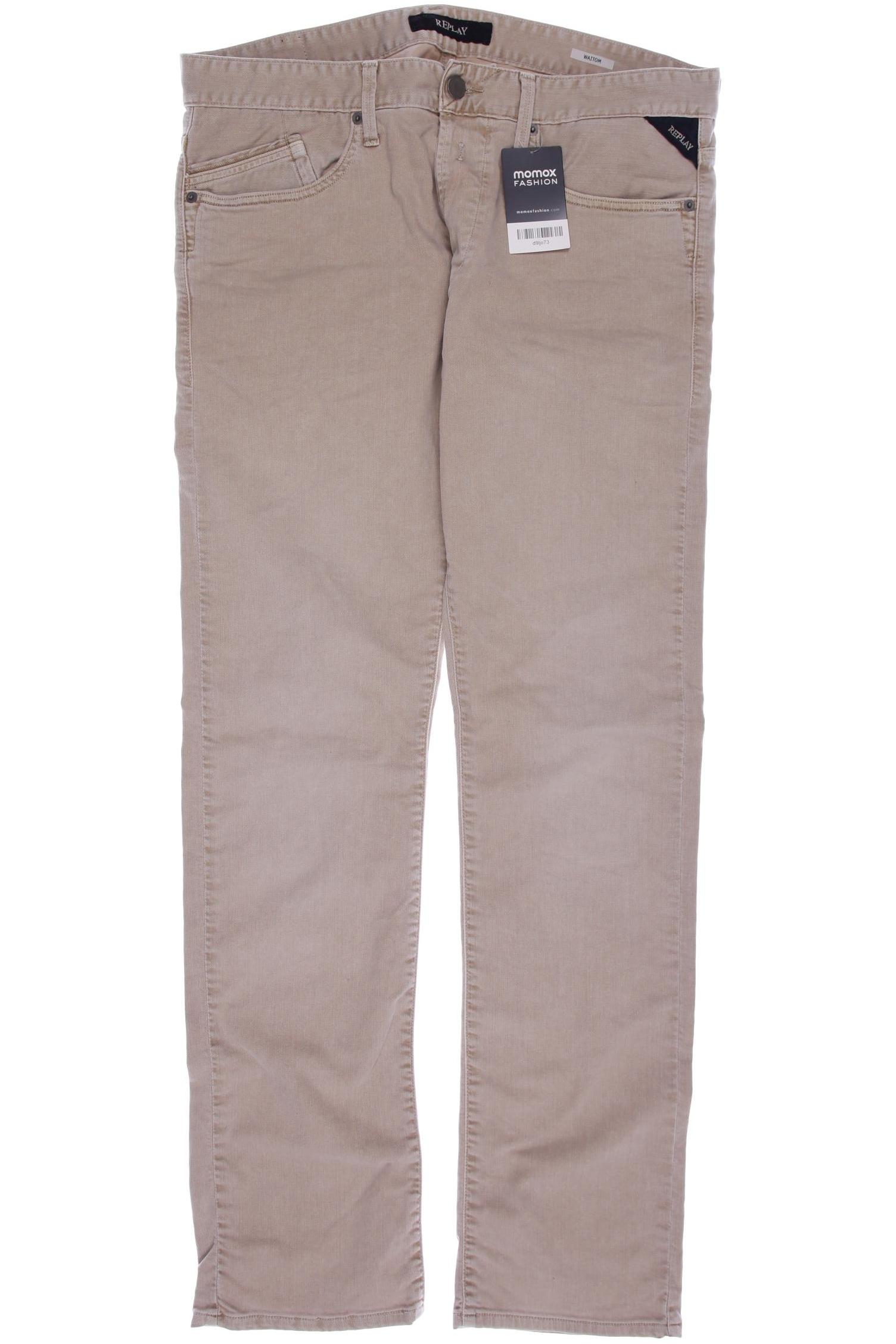 

Replay Herren Jeans, beige, Gr. 32