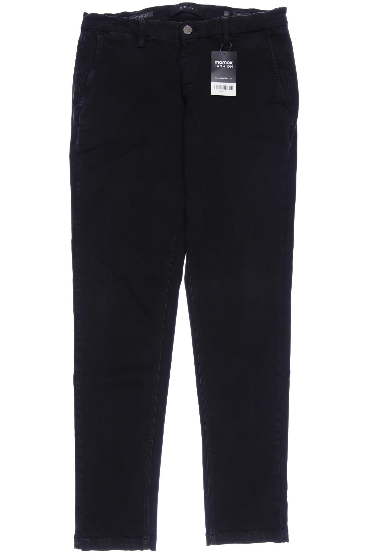 

Replay Herren Jeans, schwarz