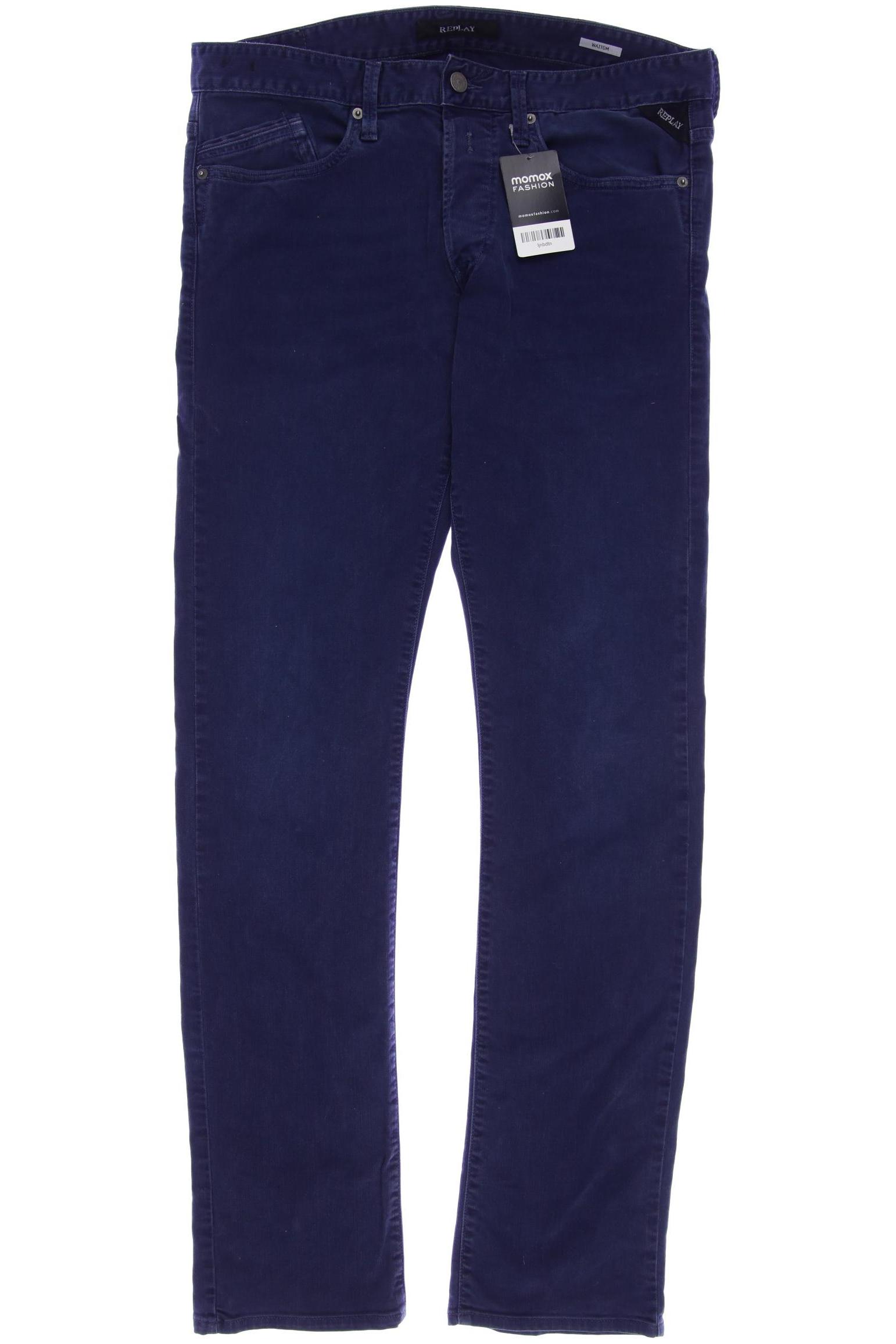 

Replay Herren Jeans, marineblau, Gr. 34