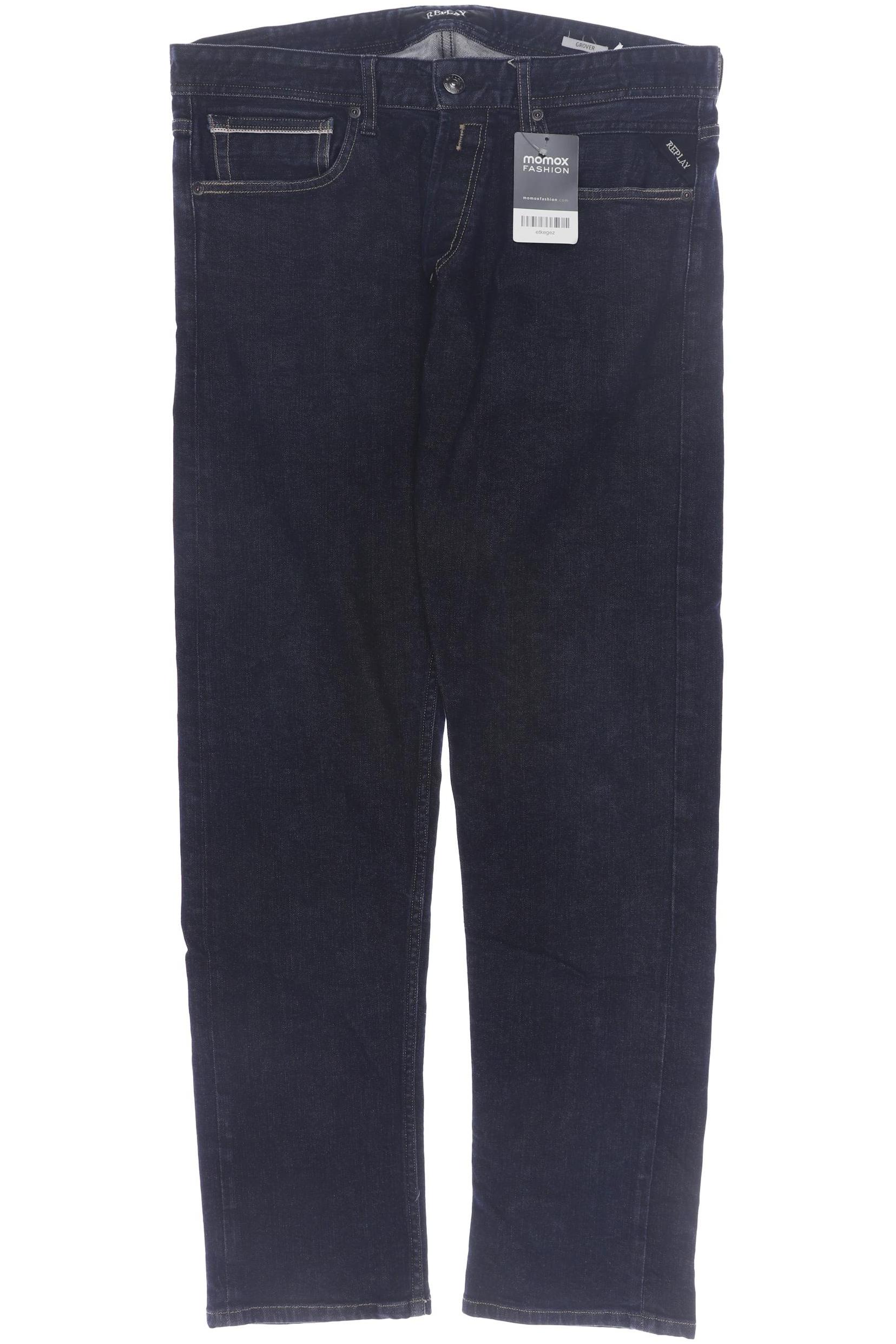 

Replay Herren Jeans, marineblau