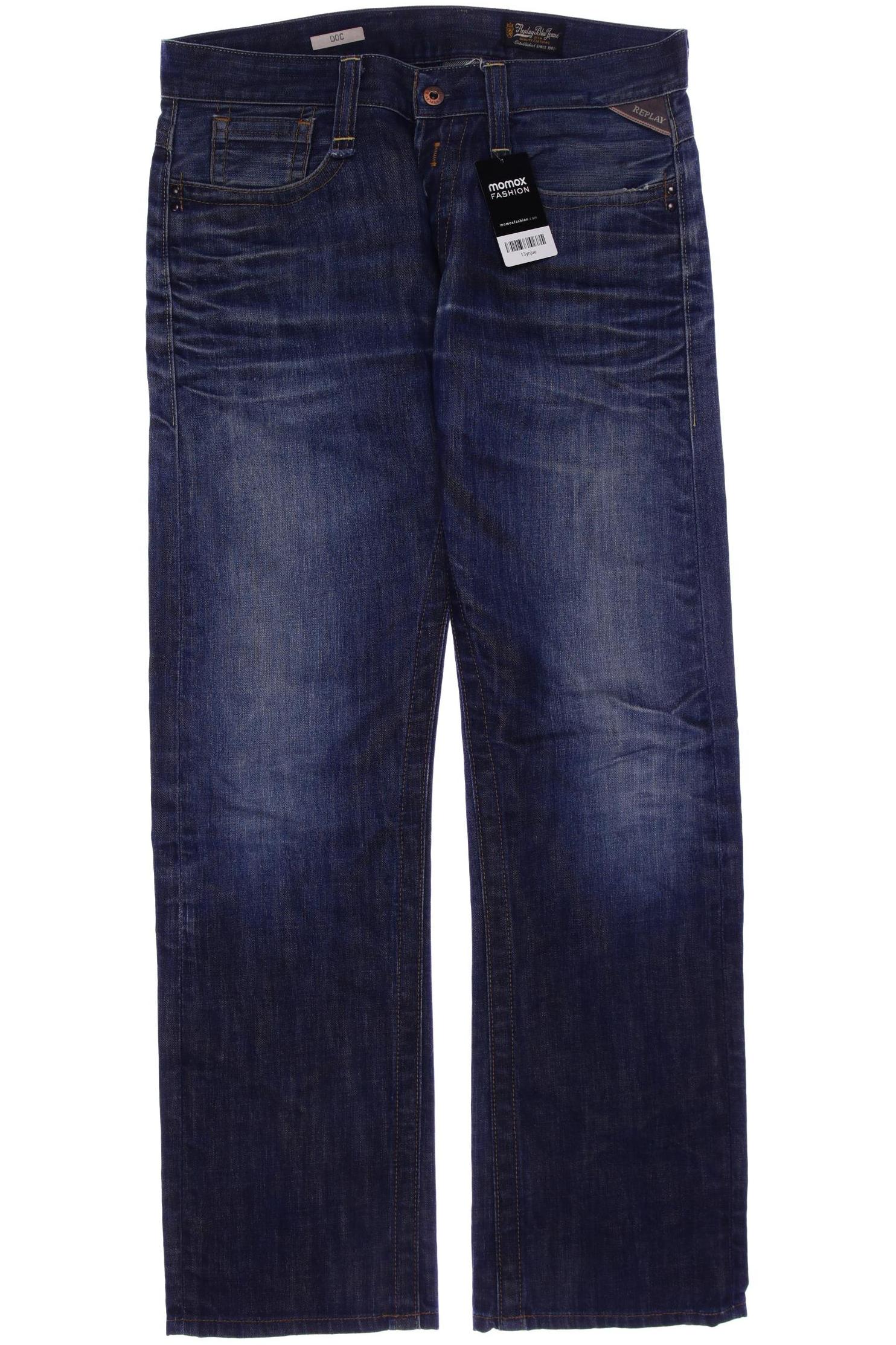 

Replay Herren Jeans, marineblau