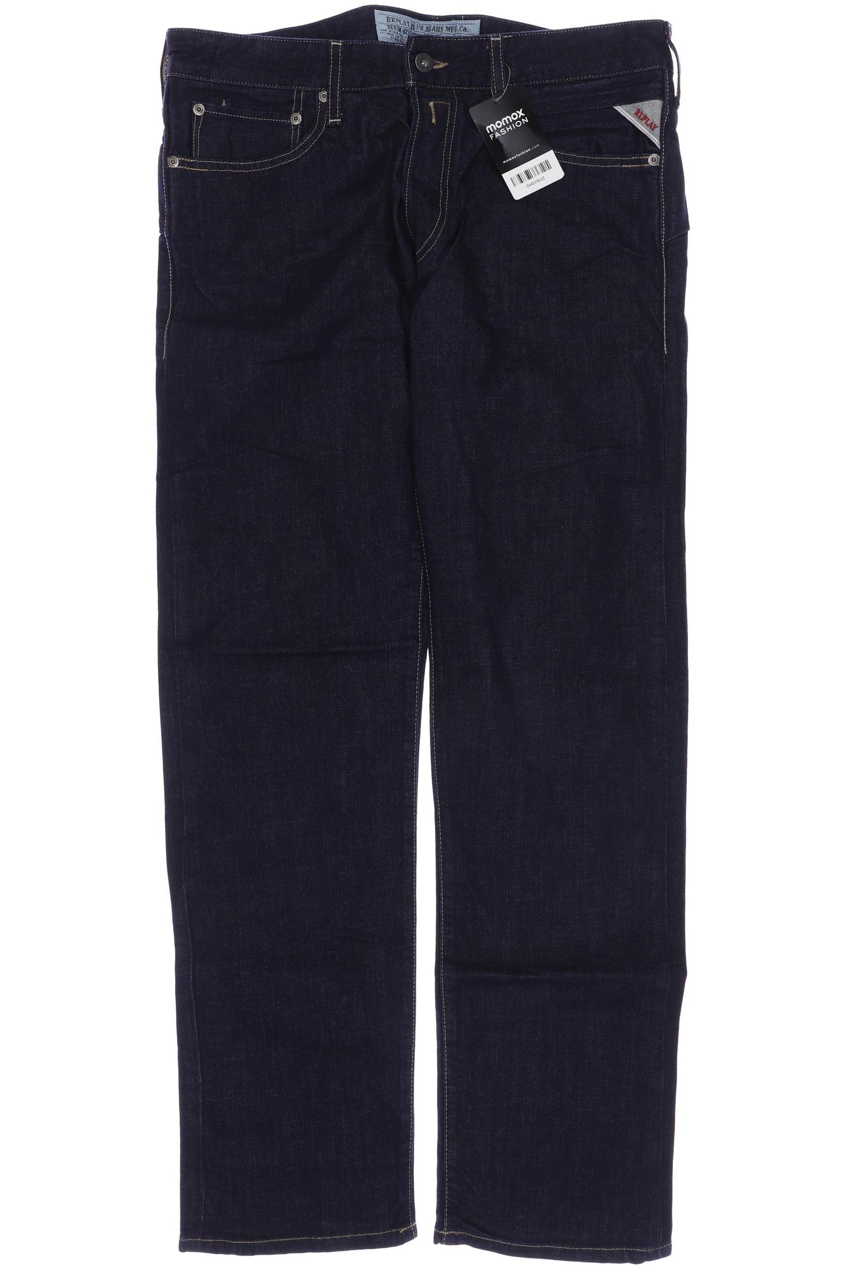 

Replay Herren Jeans, marineblau, Gr. 34