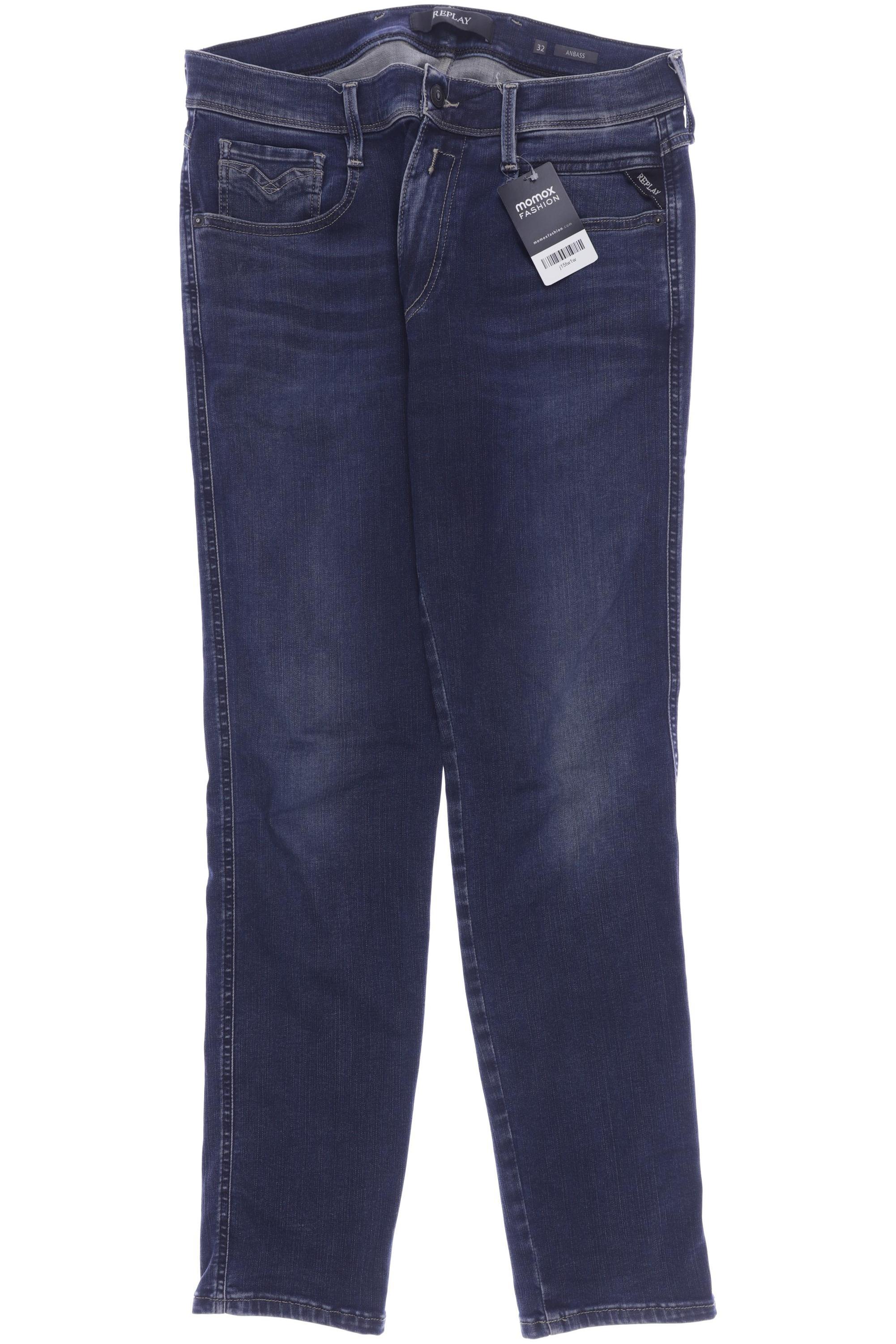 

Replay Herren Jeans, marineblau