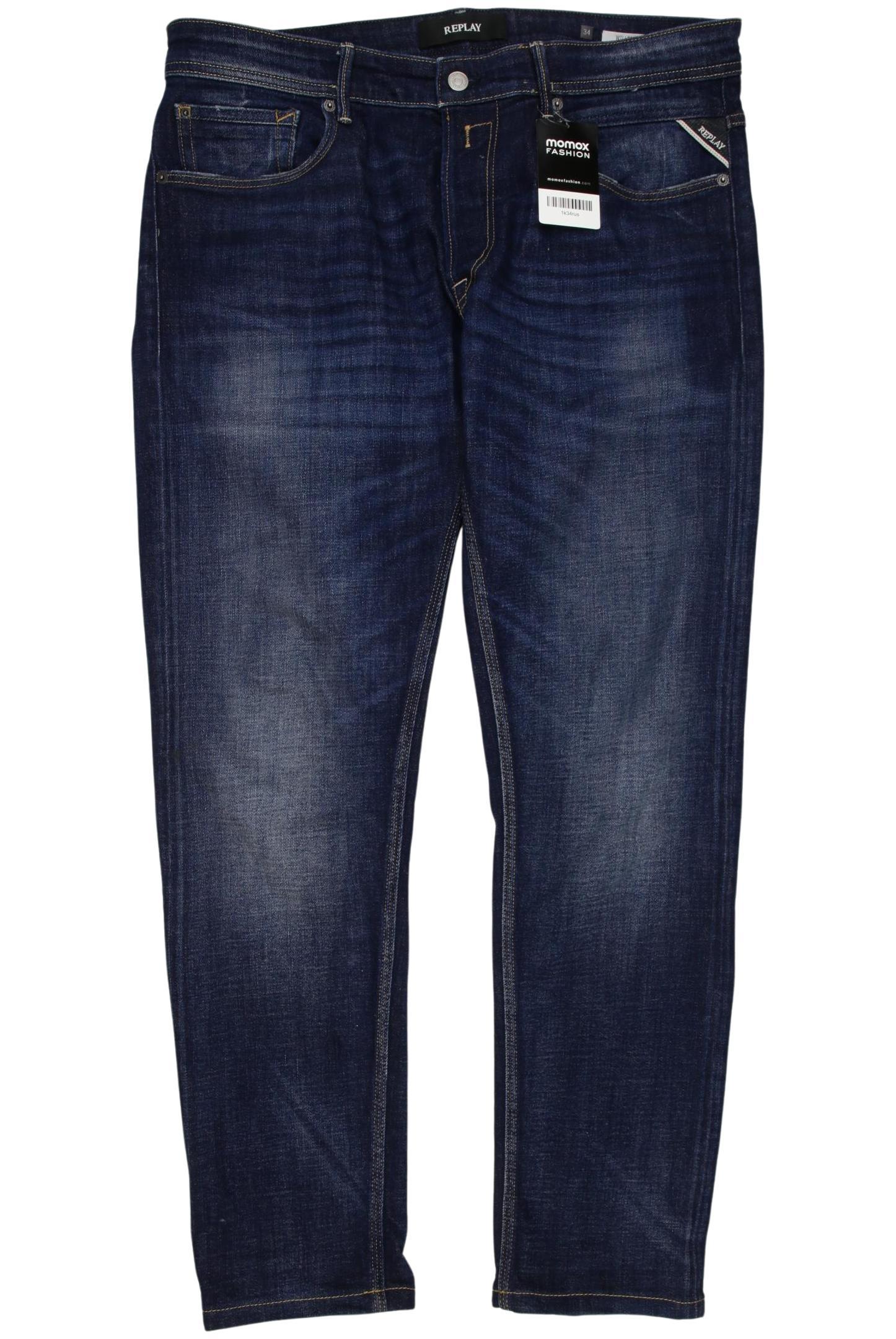 

Replay Herren Jeans, marineblau, Gr. 34