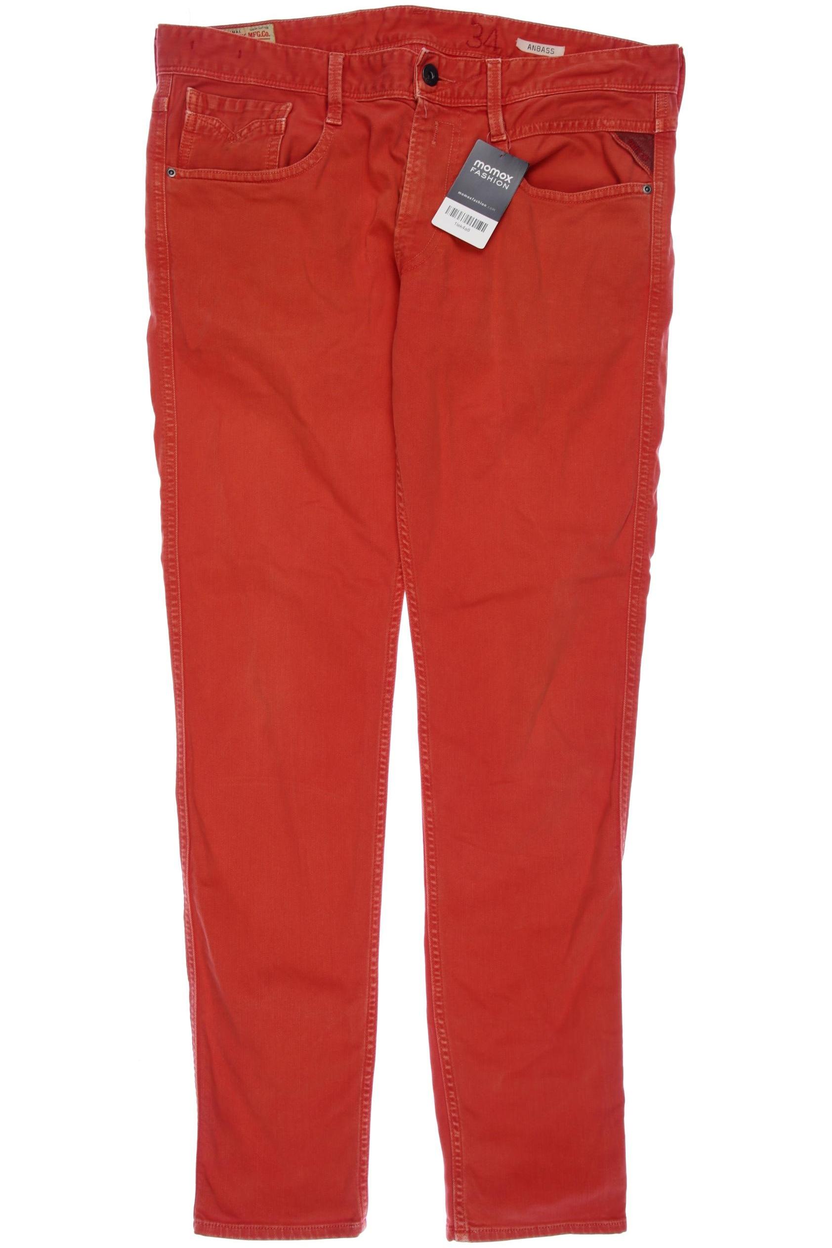 

Replay Herren Jeans, rot, Gr. 34