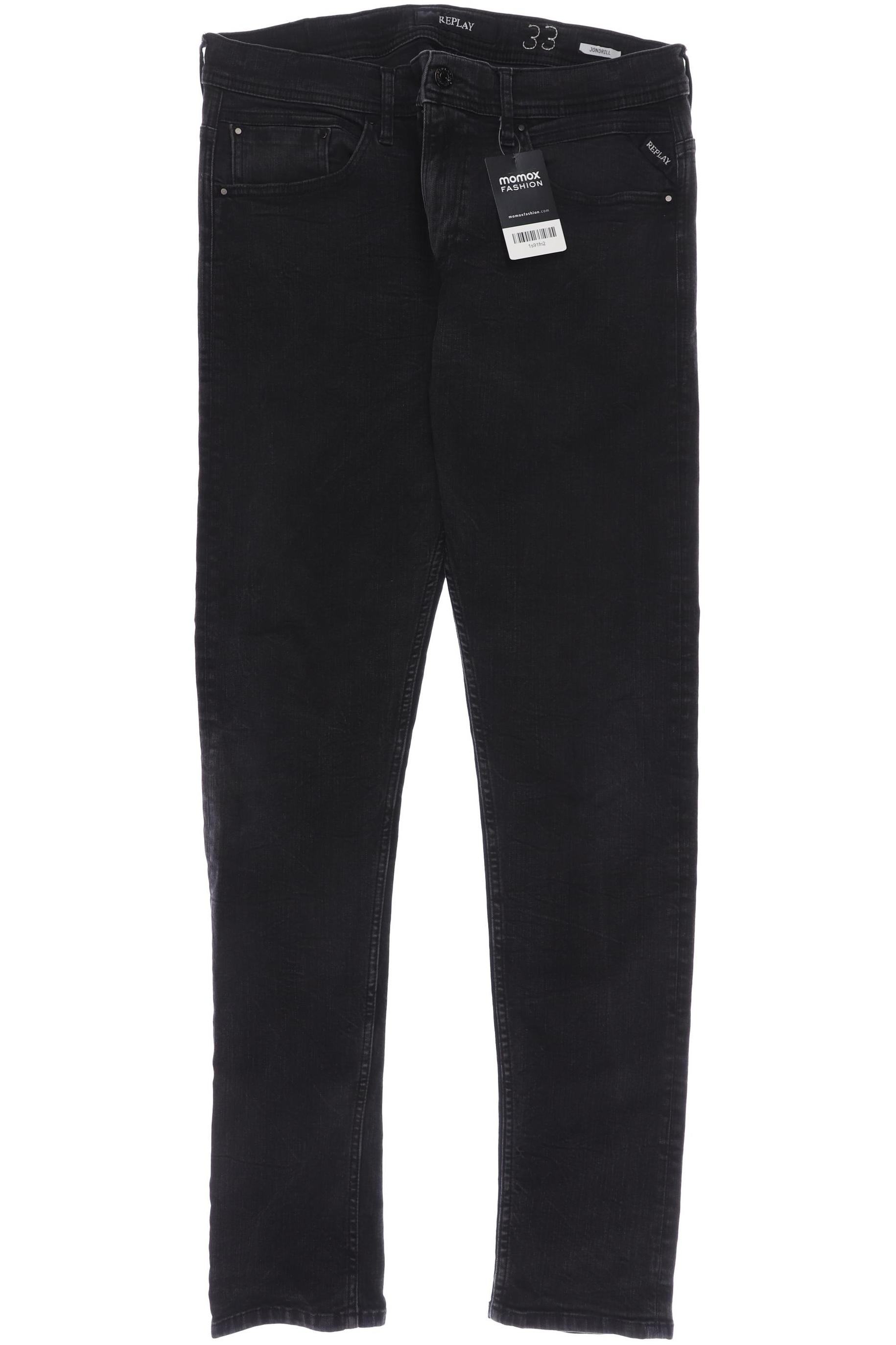 

Replay Herren Jeans, schwarz