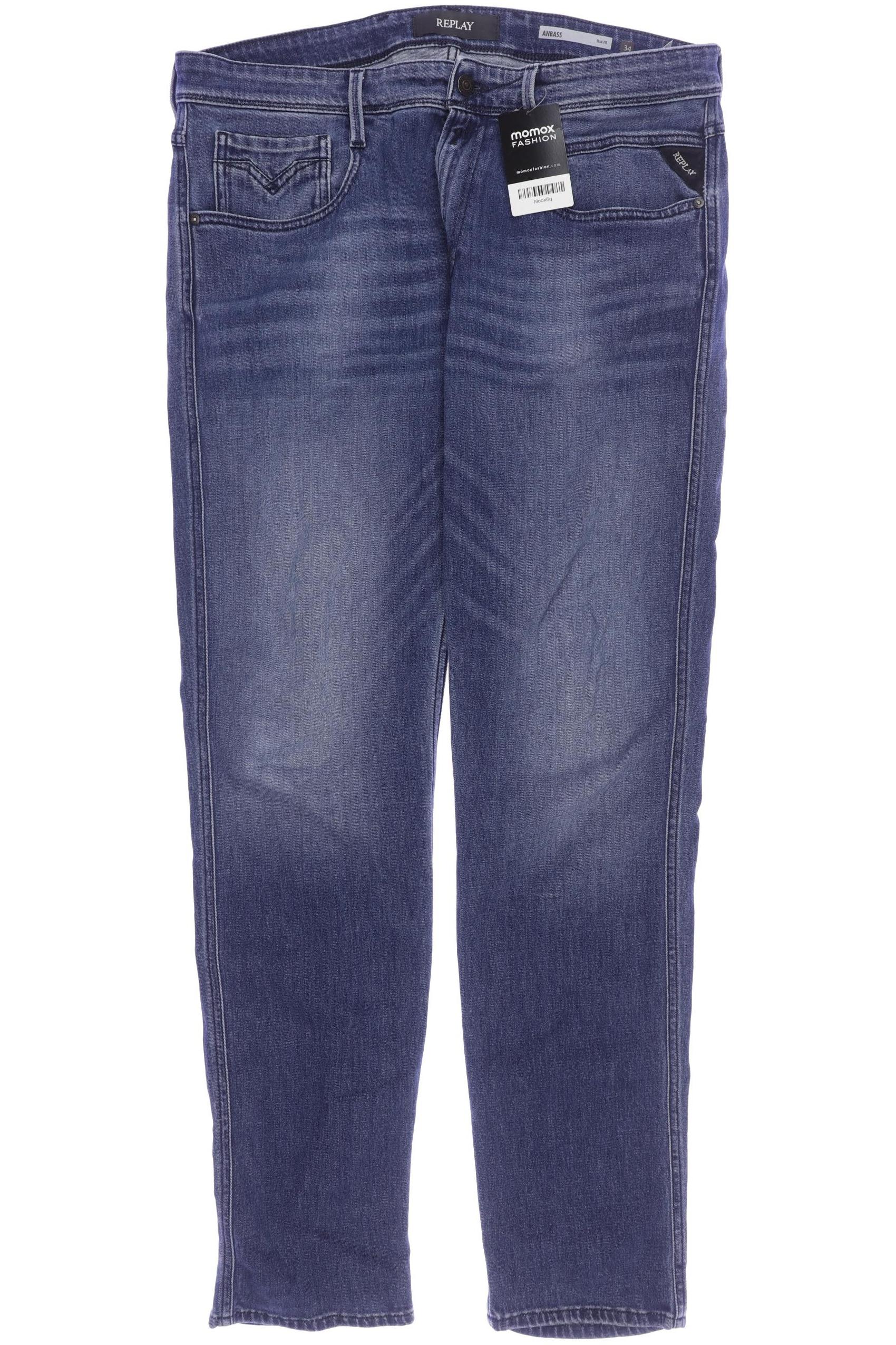 

Replay Herren Jeans, marineblau, Gr. 34