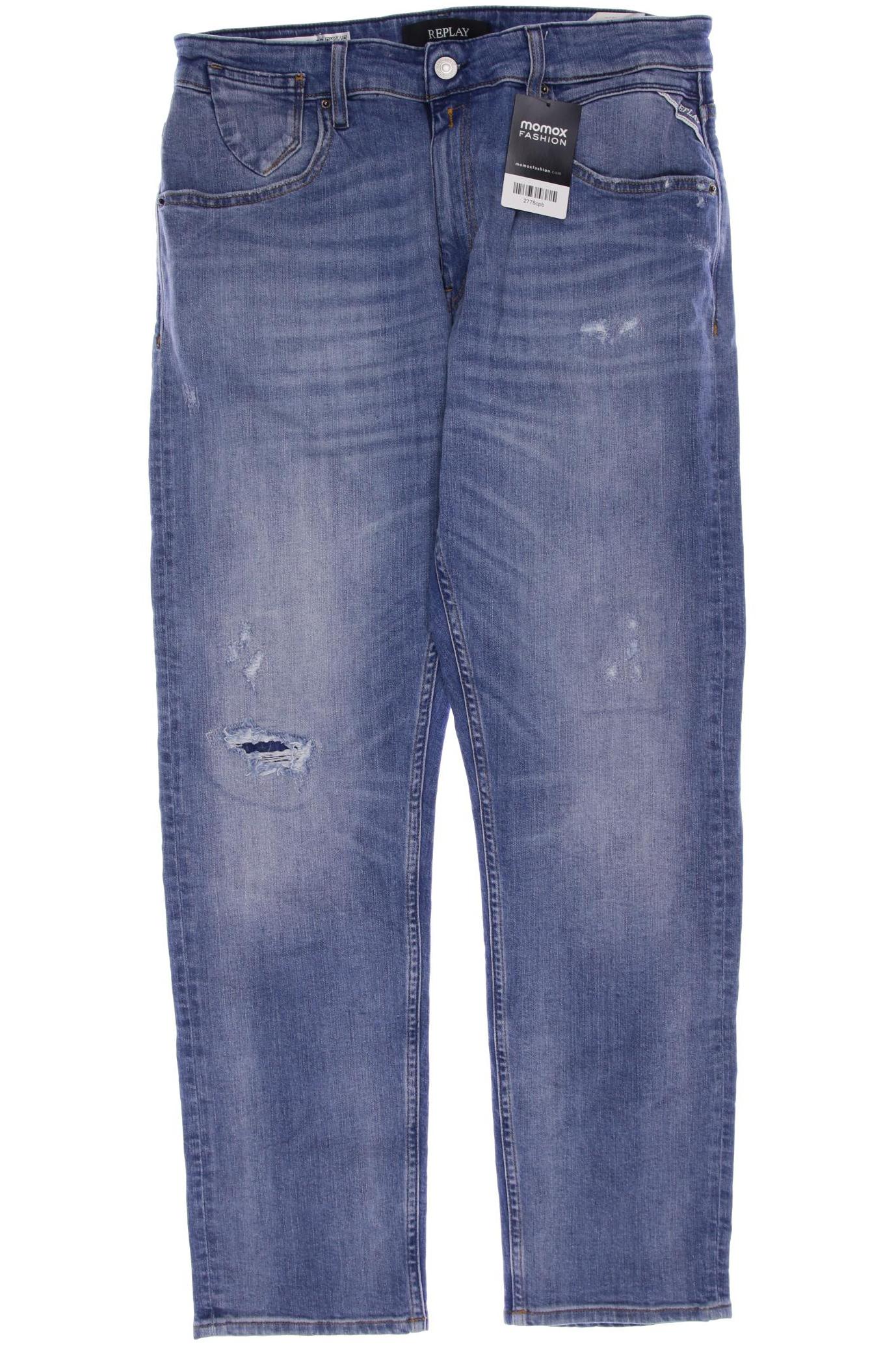 

Replay Herren Jeans, marineblau