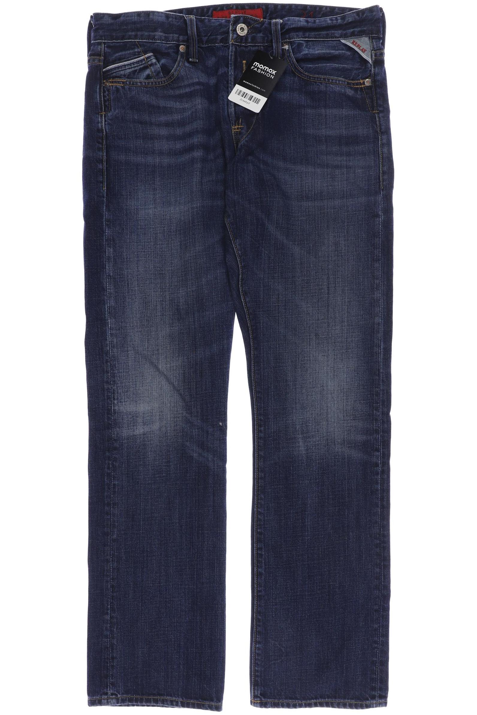 

Replay Herren Jeans, marineblau