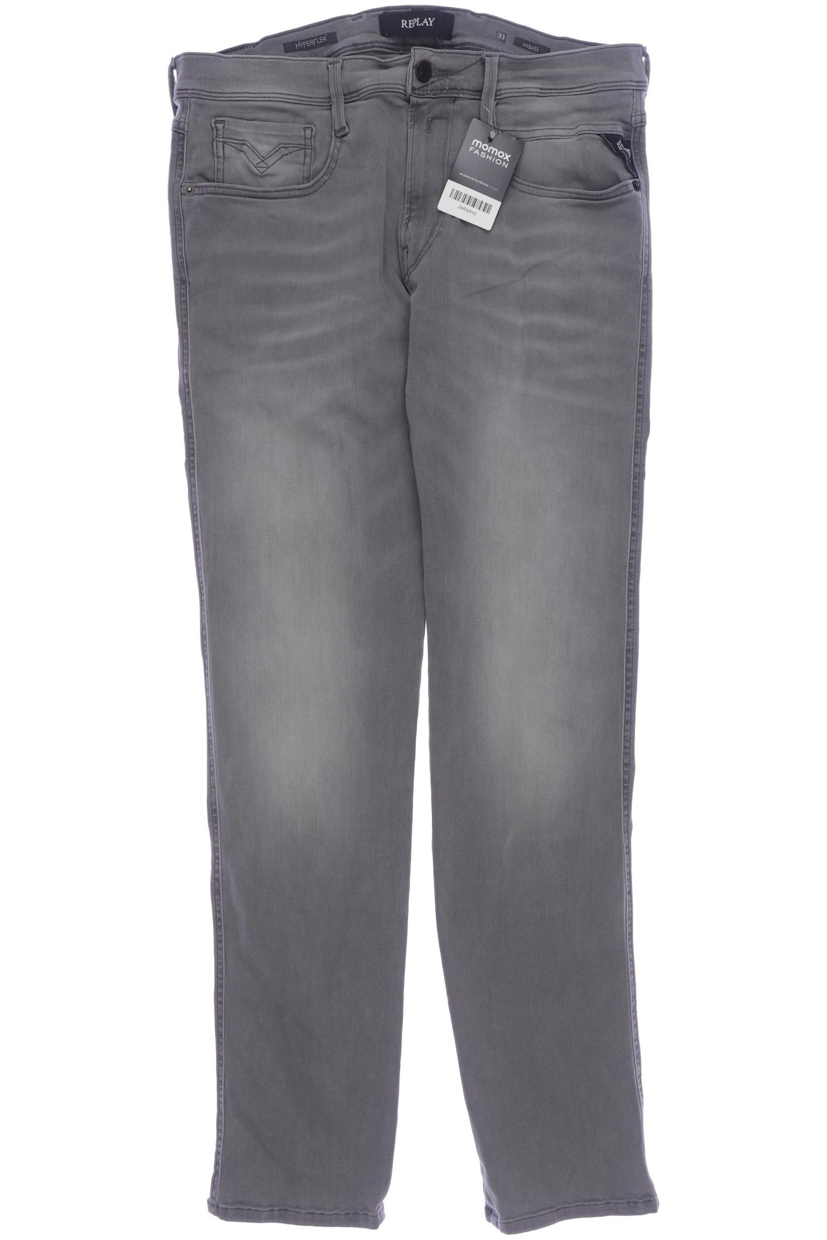 

Replay Herren Jeans, grau, Gr. 33