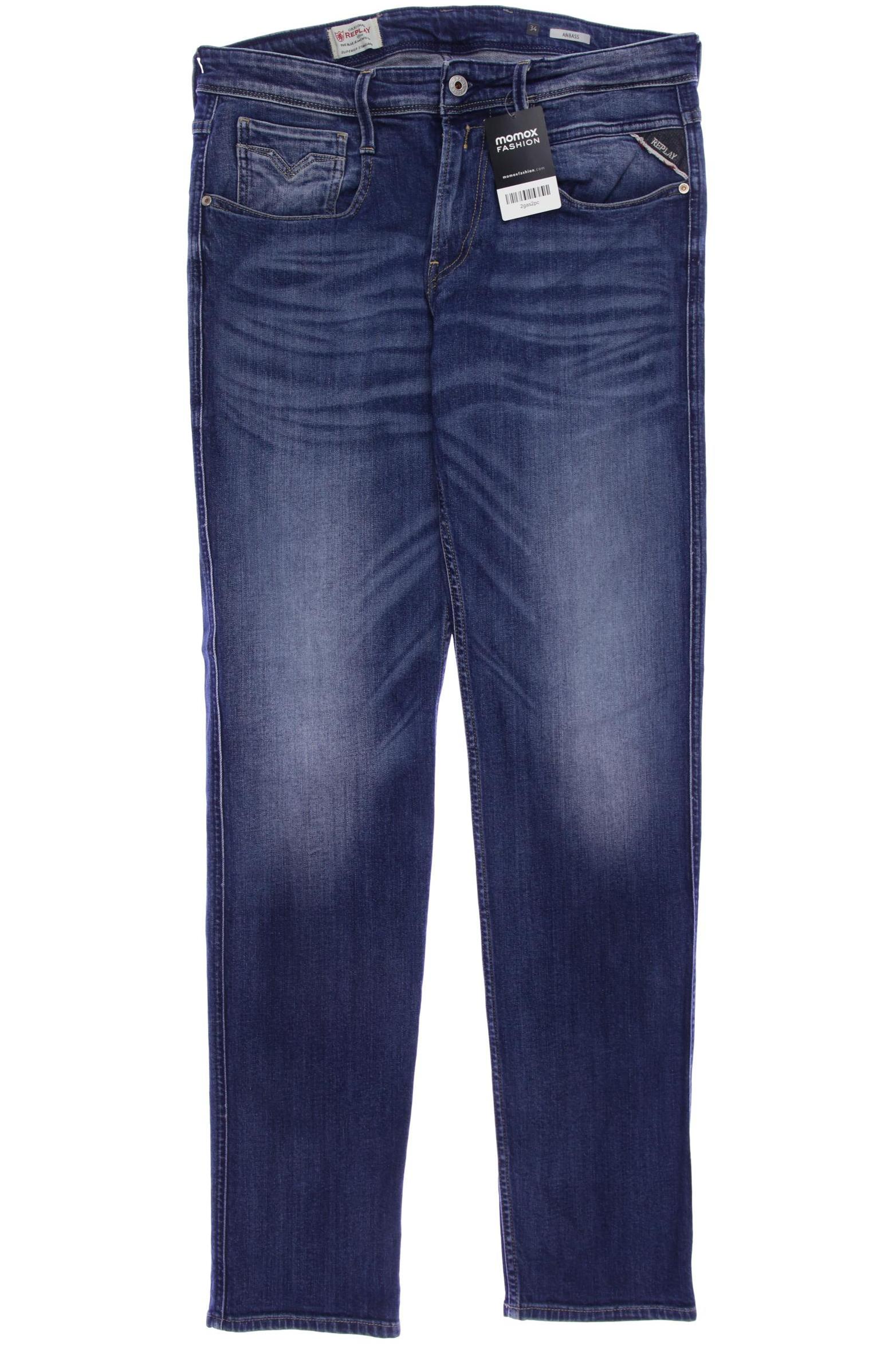

Replay Herren Jeans, blau