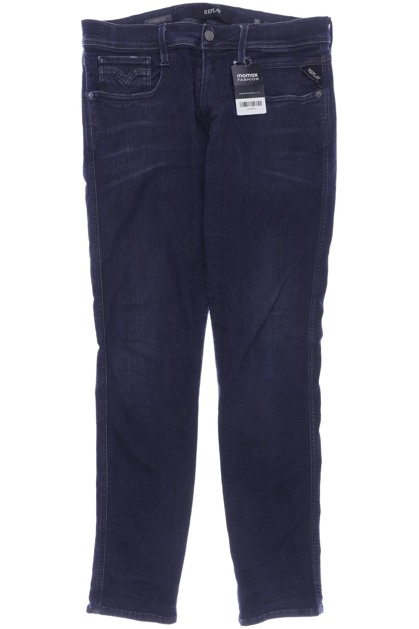 

Replay Herren Jeans, marineblau