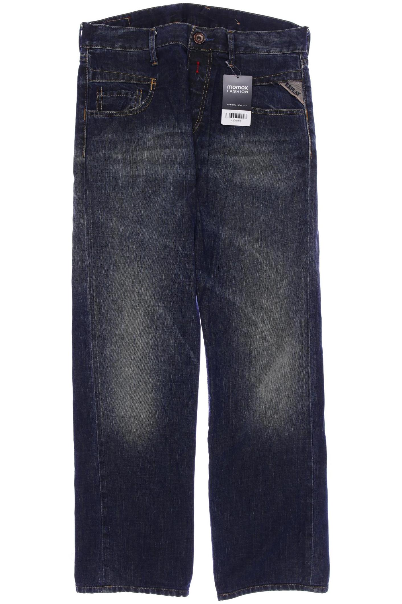 

Replay Herren Jeans, marineblau