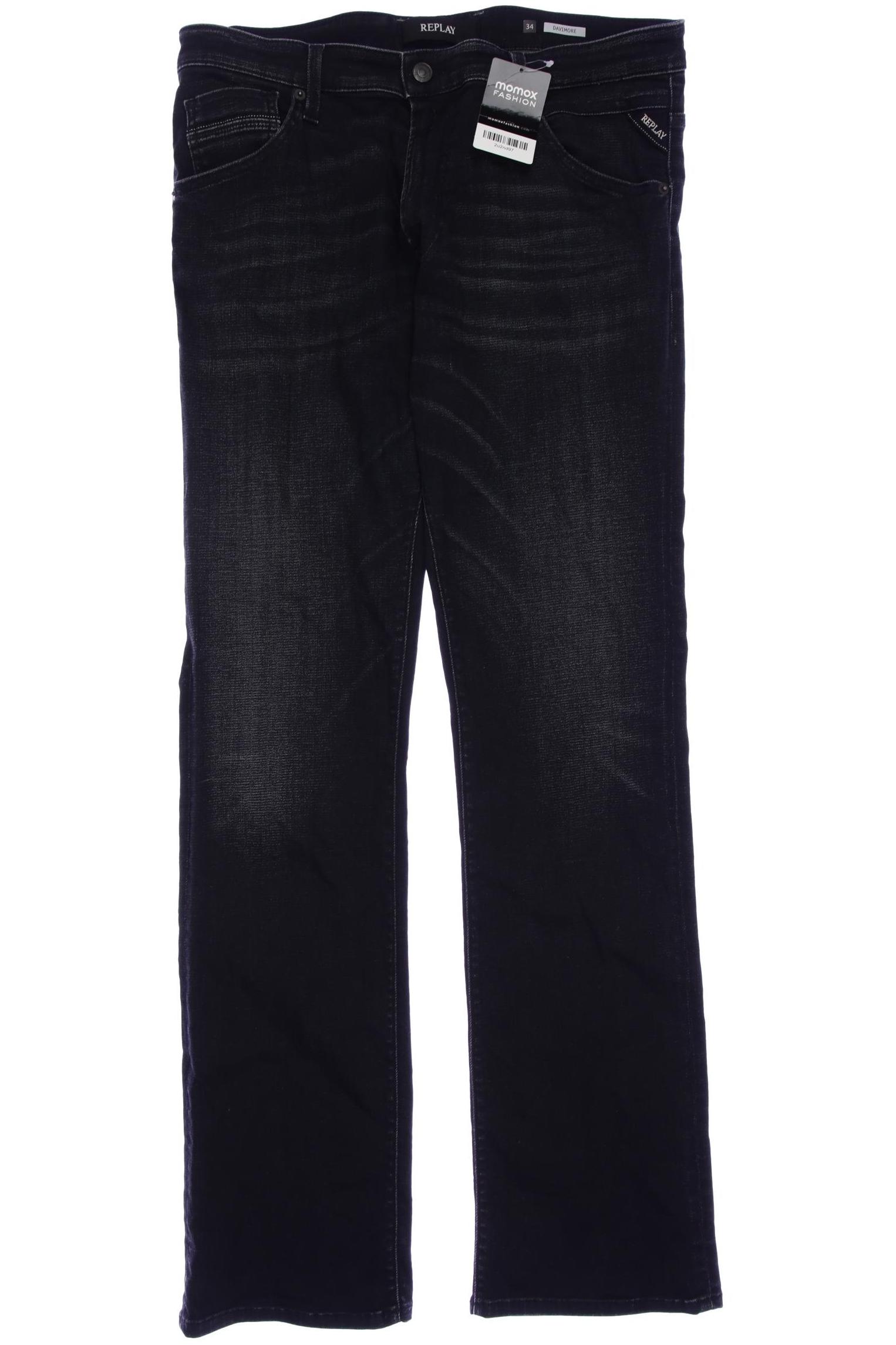 

Replay Herren Jeans, schwarz, Gr. 34