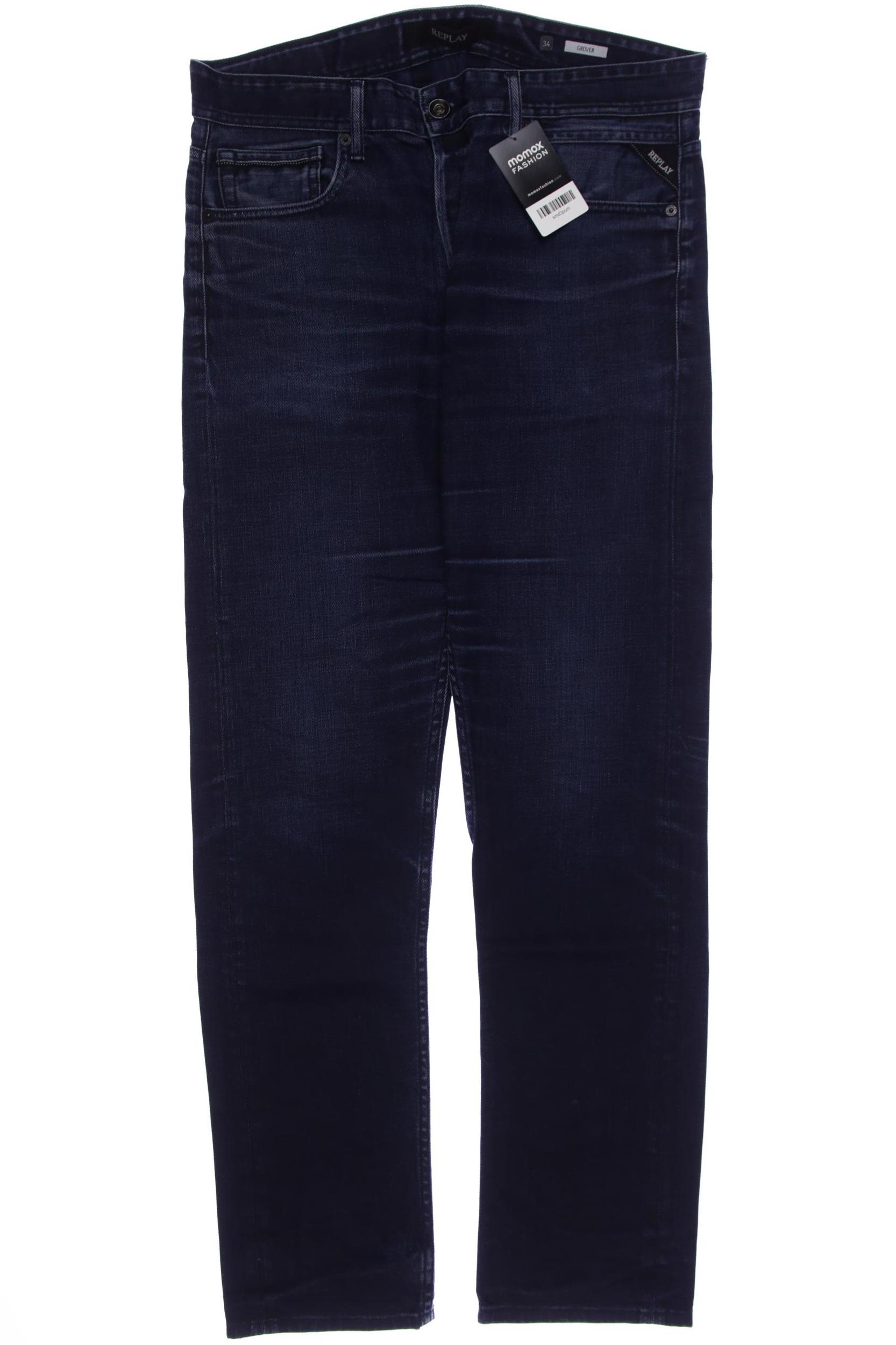 

Replay Herren Jeans, marineblau, Gr. 34
