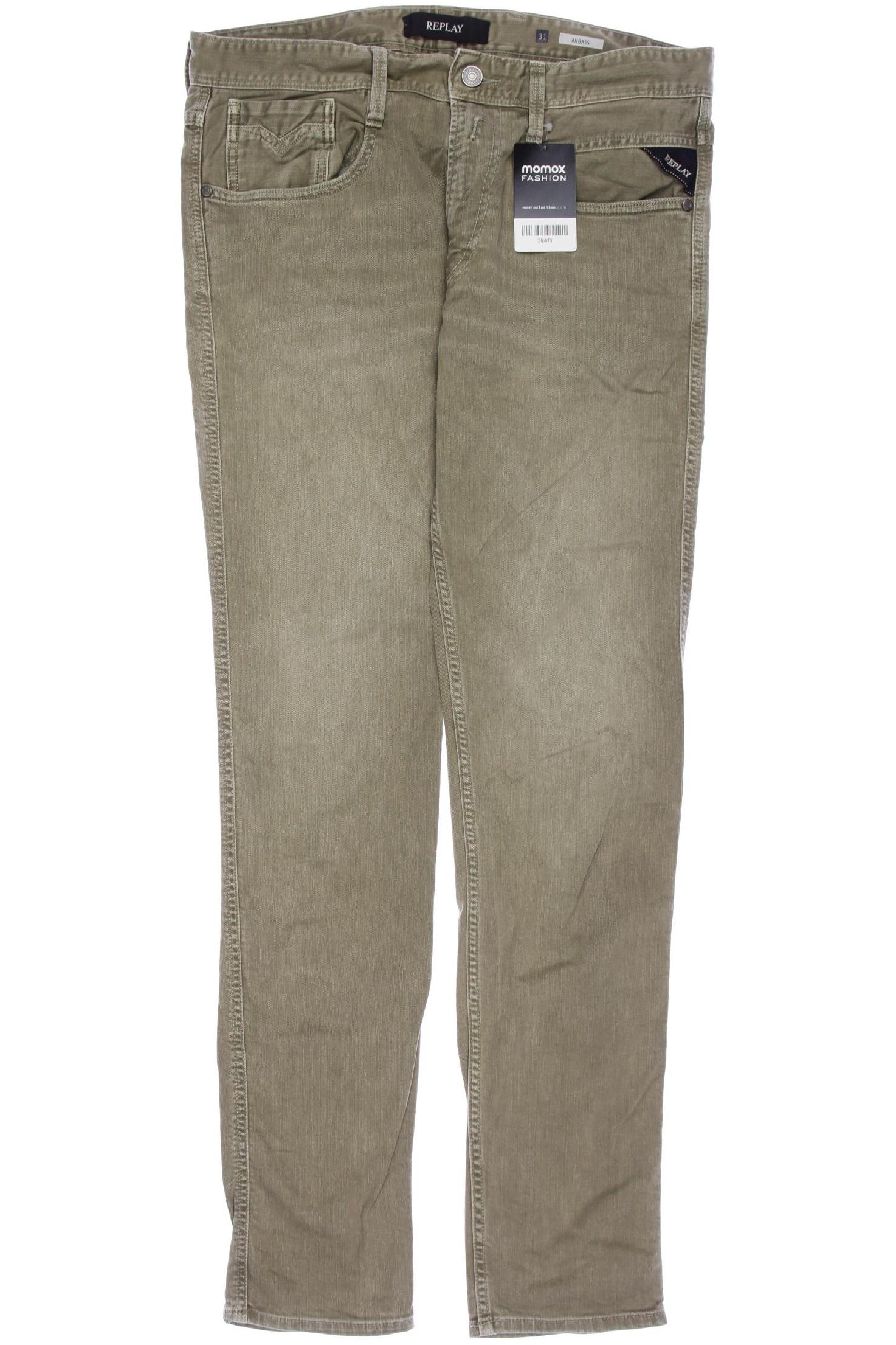 

Replay Herren Jeans, grün, Gr. 48