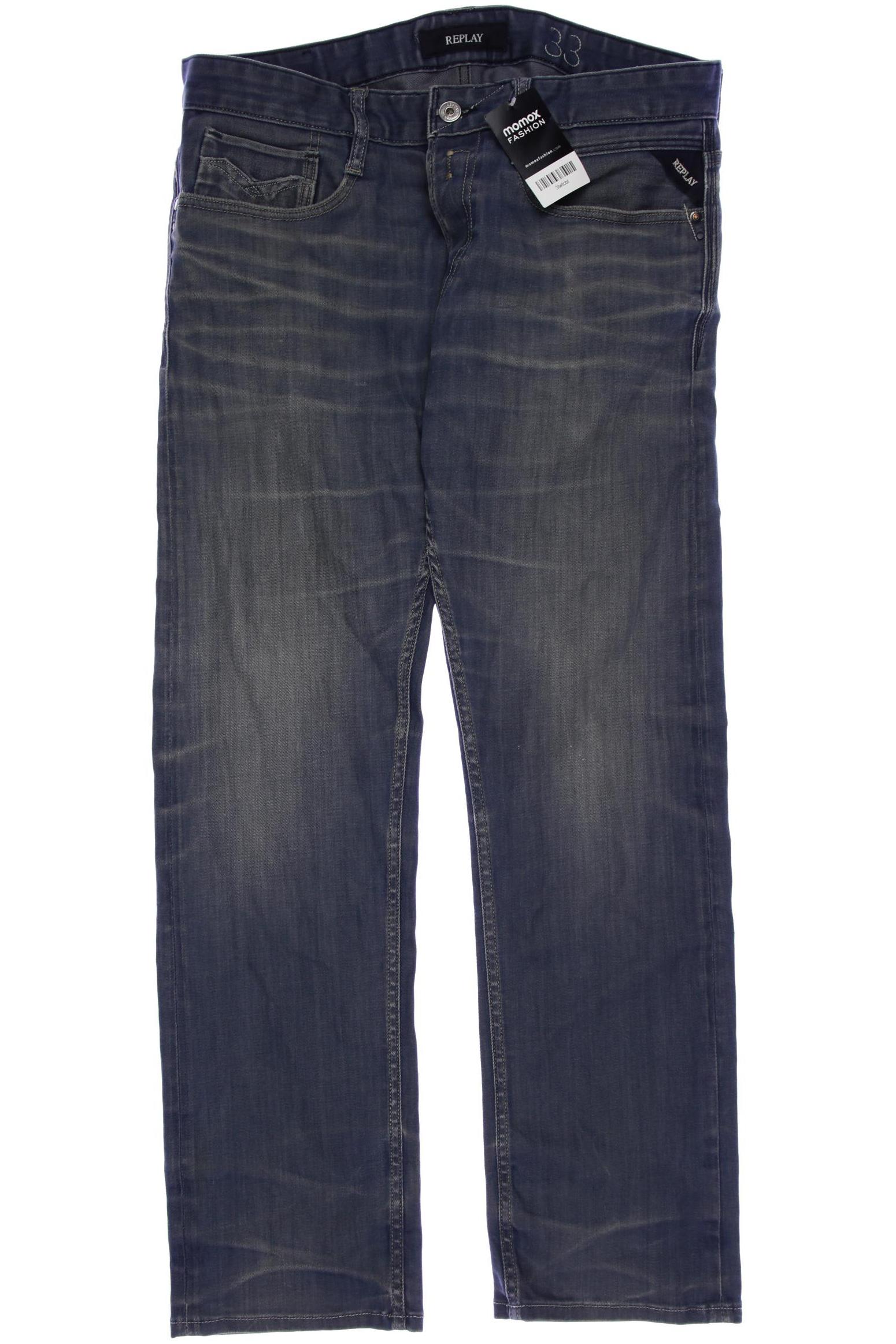 

Replay Herren Jeans, marineblau, Gr. 33