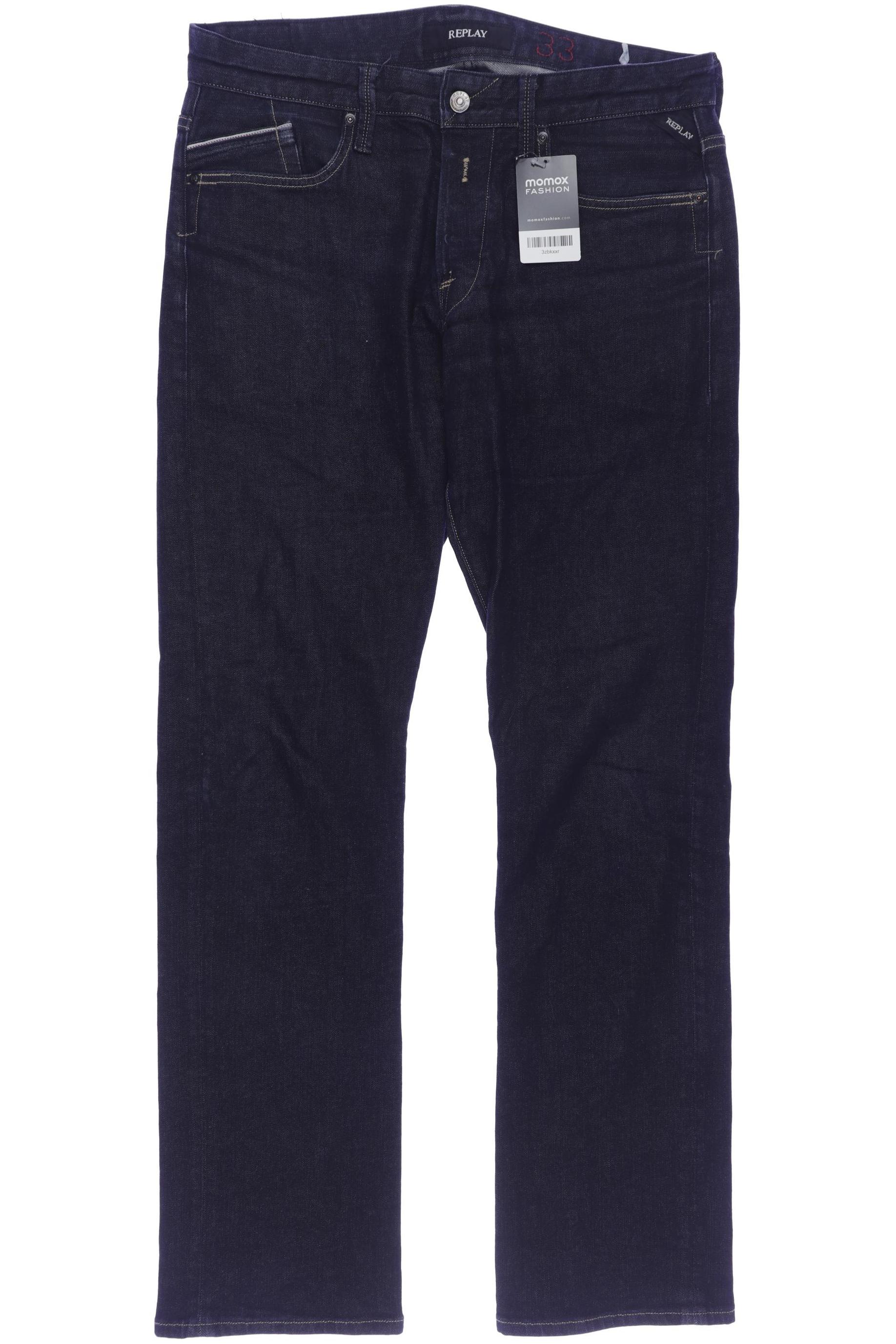 

Replay Herren Jeans, marineblau, Gr. 33
