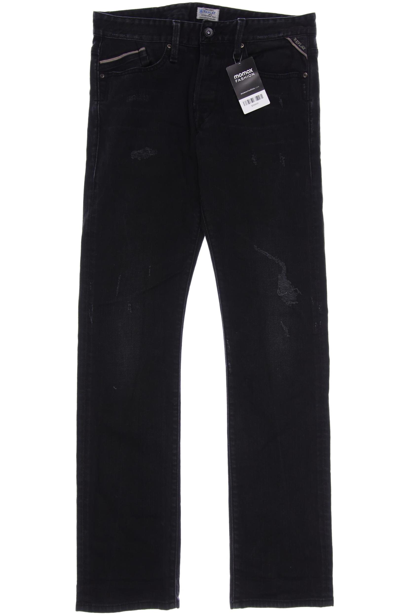 

Replay Herren Jeans, schwarz, Gr. 30