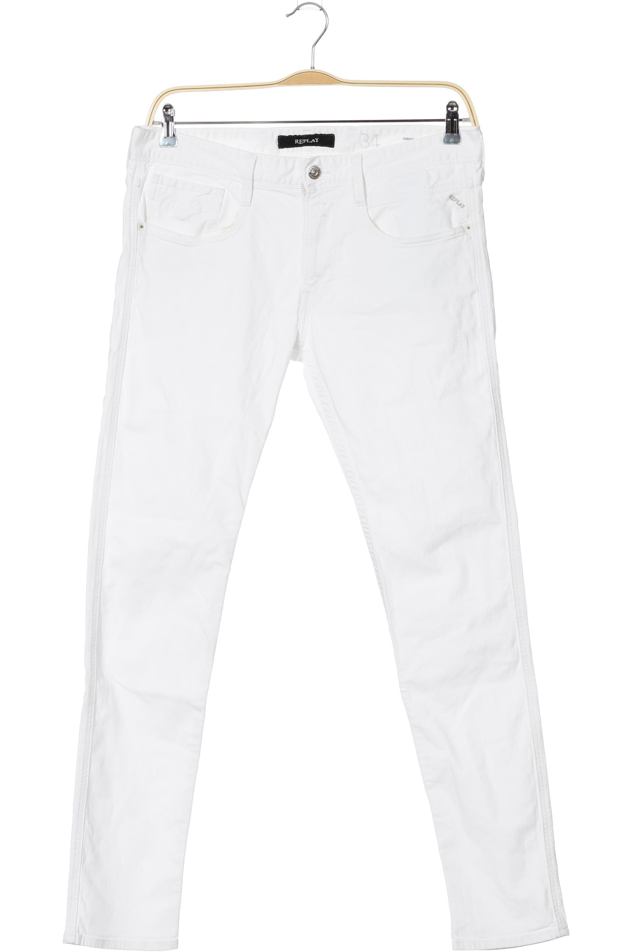 Thumbnail - Replay Herren Jeans, weiß, Gr. 34