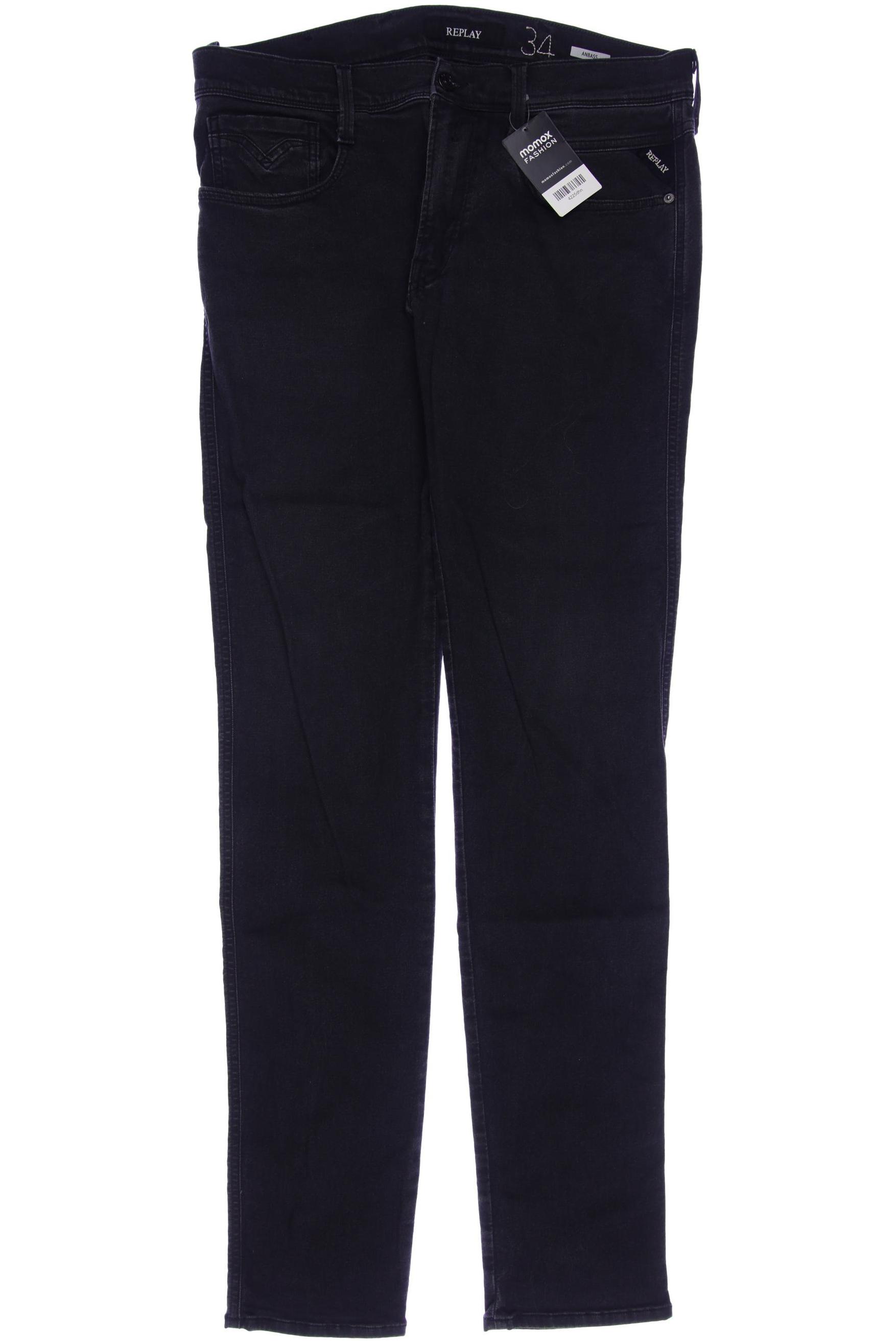 

Replay Herren Jeans, schwarz