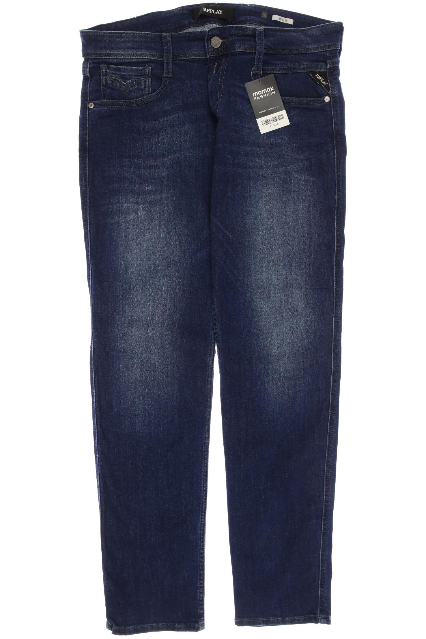 

Replay Herren Jeans, marineblau
