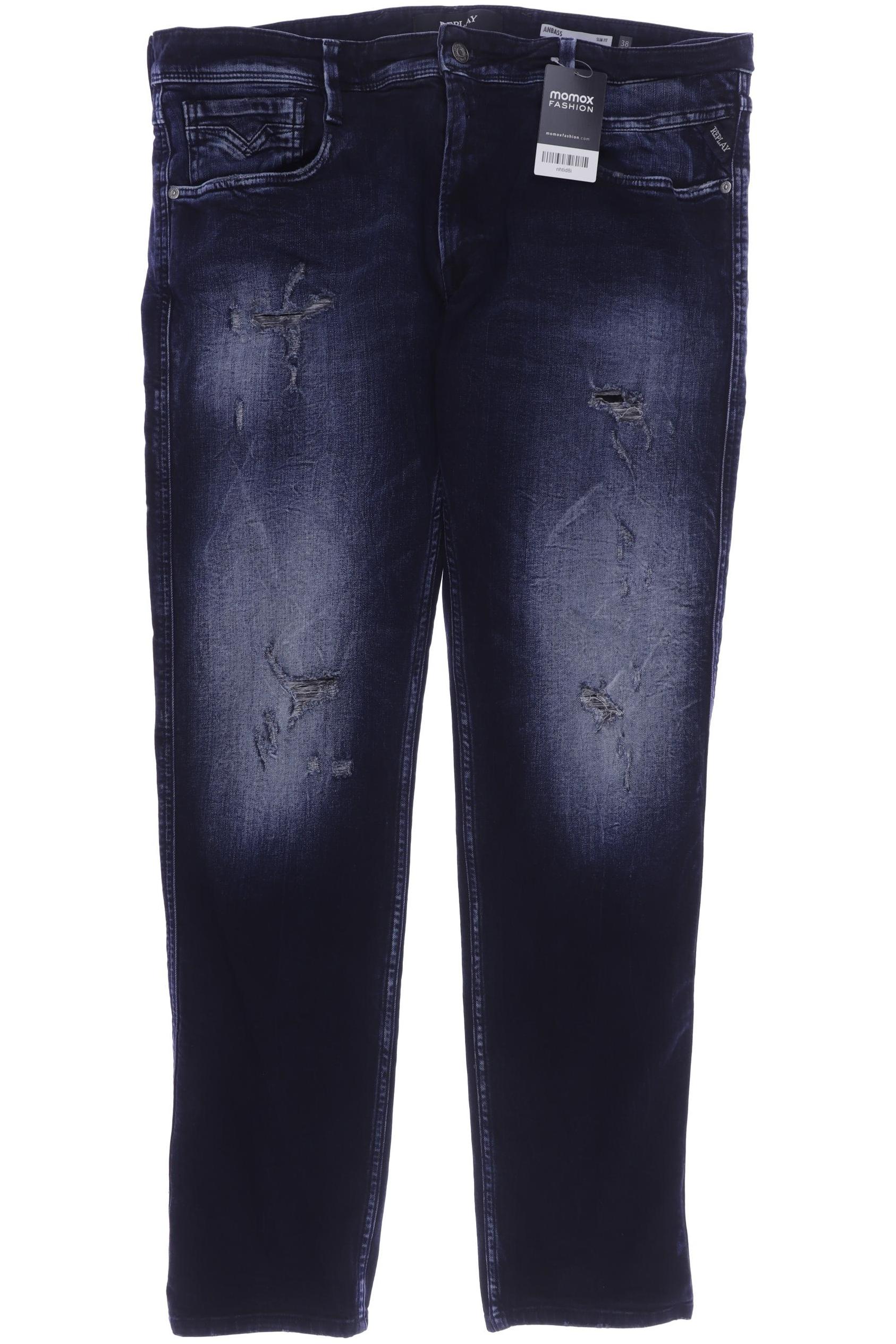 

Replay Herren Jeans, marineblau, Gr. 56
