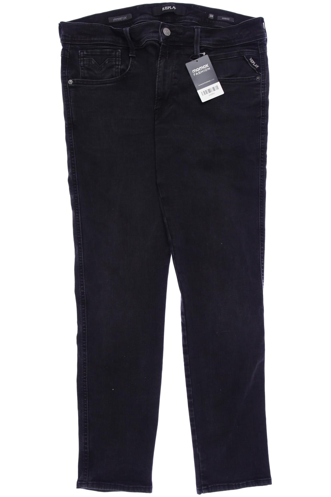 

Replay Herren Jeans, schwarz, Gr. 34
