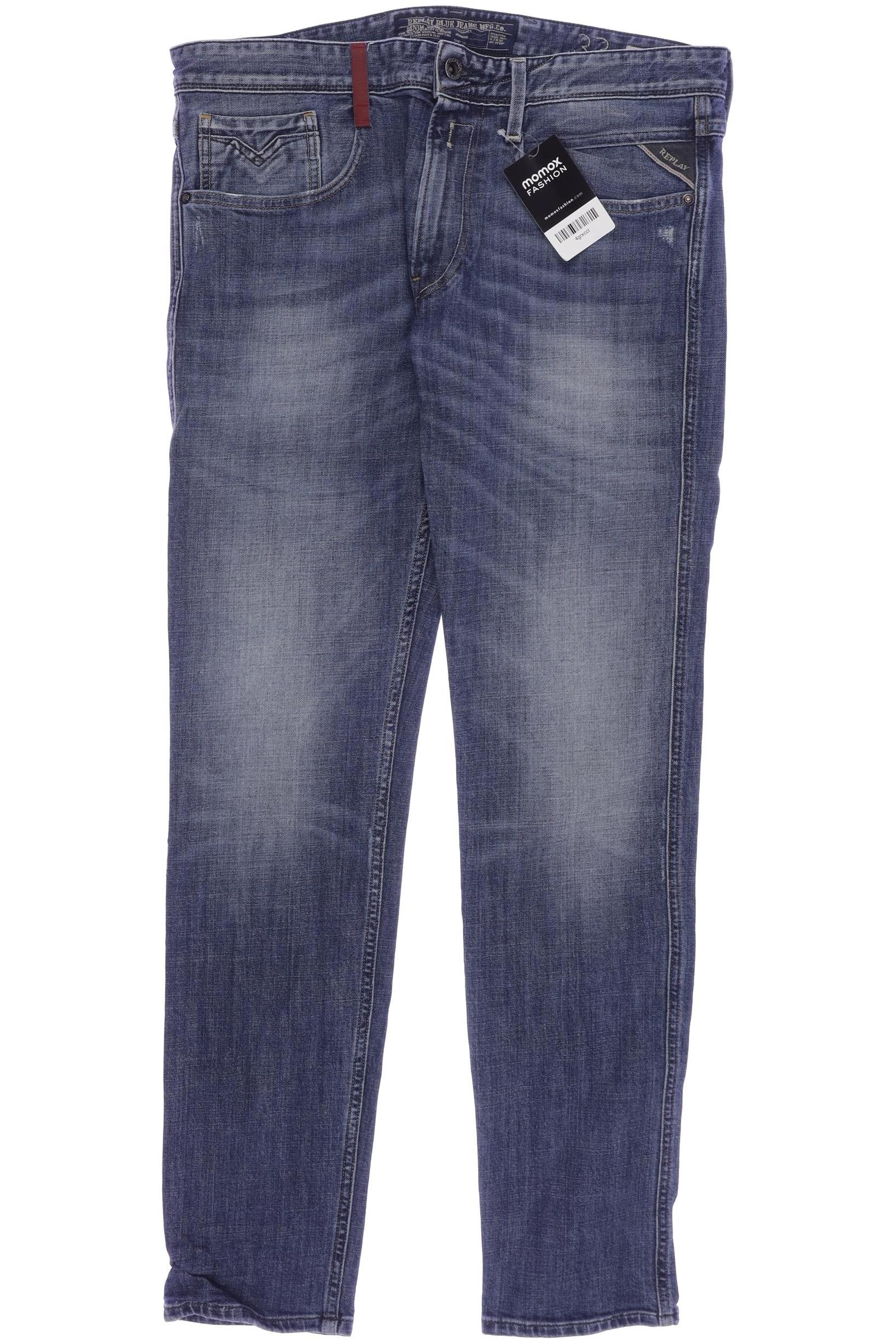 

Replay Herren Jeans, marineblau, Gr. 33
