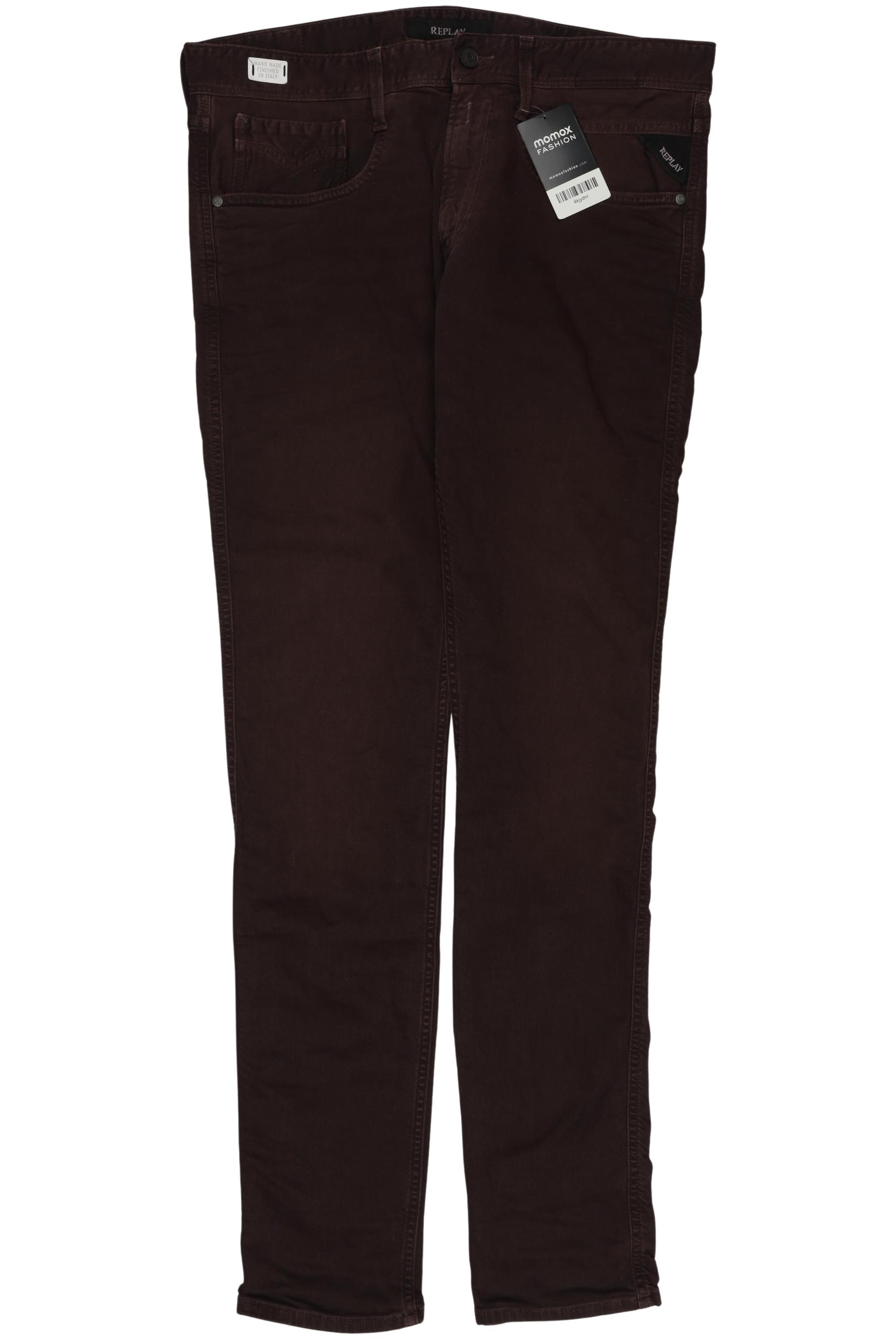 Thumbnail - Replay Herren Jeans, bordeaux, Gr. 33