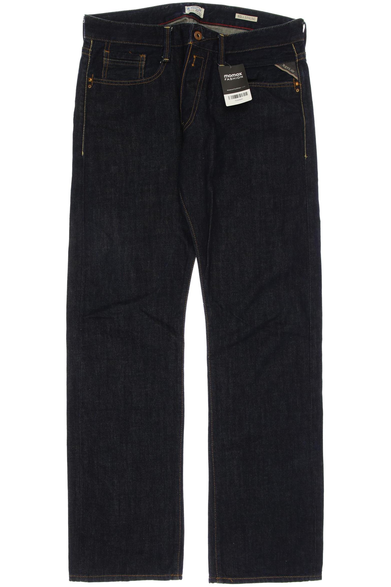 

Replay Herren Jeans, marineblau