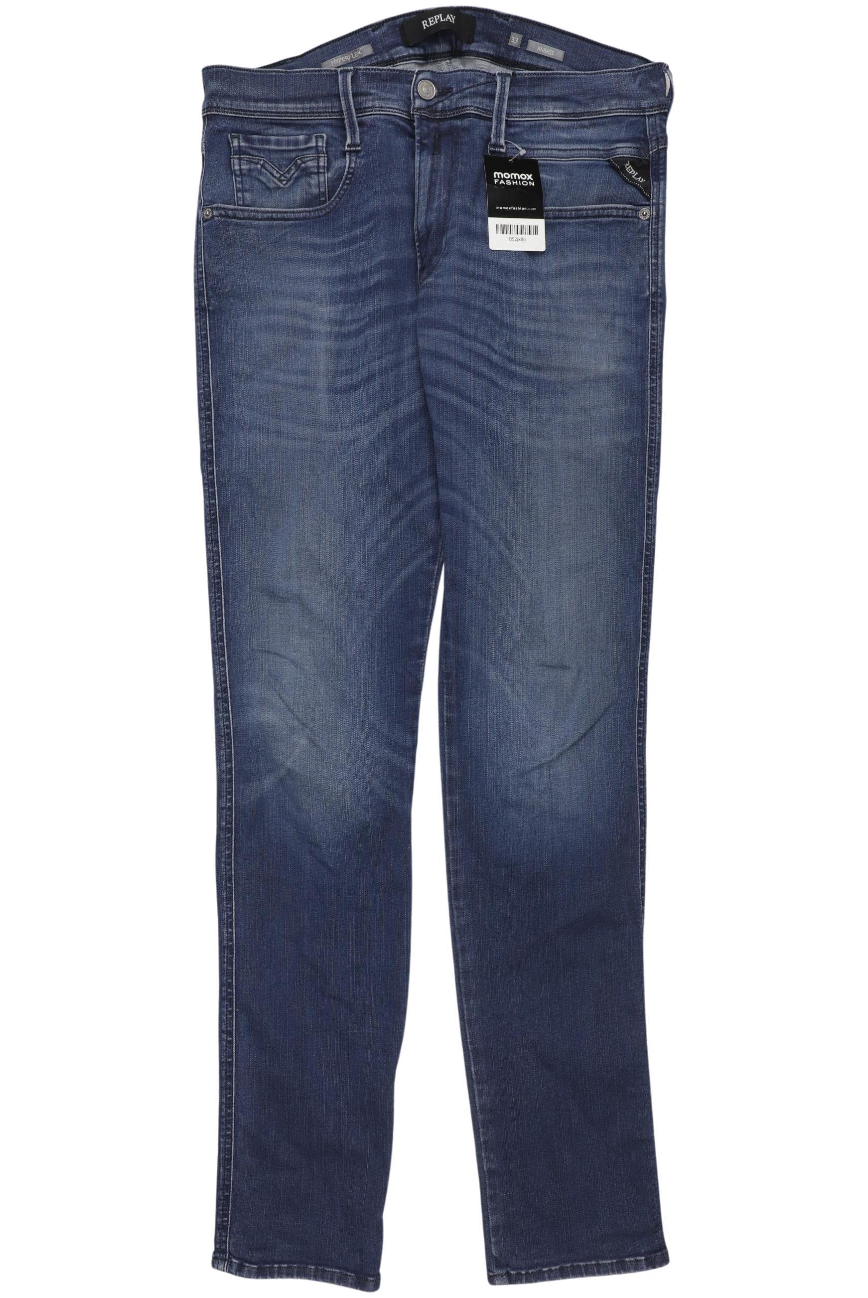 

Replay Herren Jeans, marineblau, Gr. 33