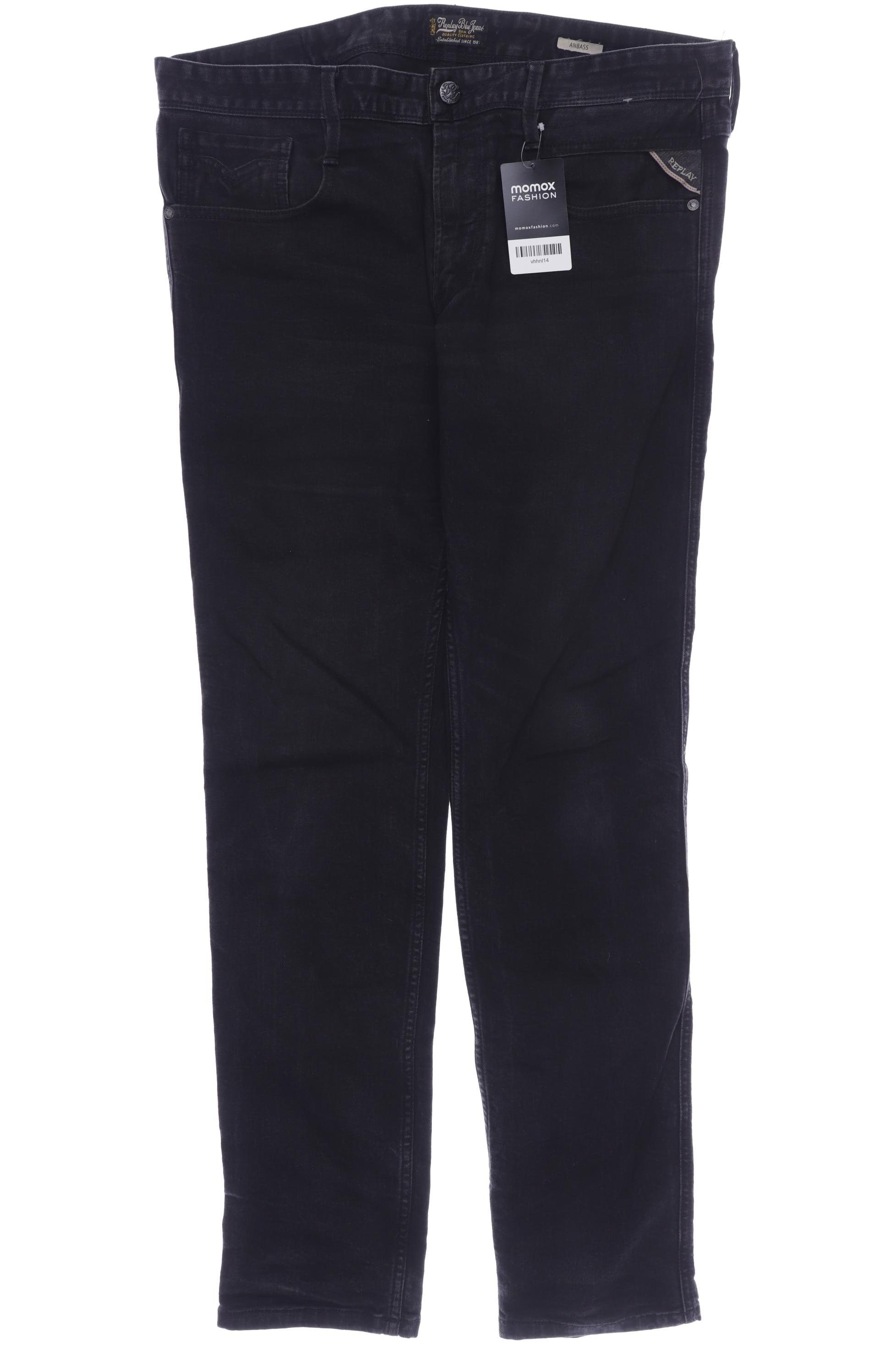 

Replay Herren Jeans, schwarz