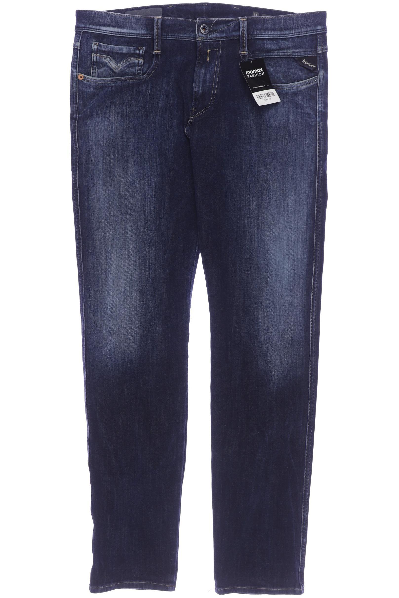 

Replay Herren Jeans, marineblau, Gr. 34