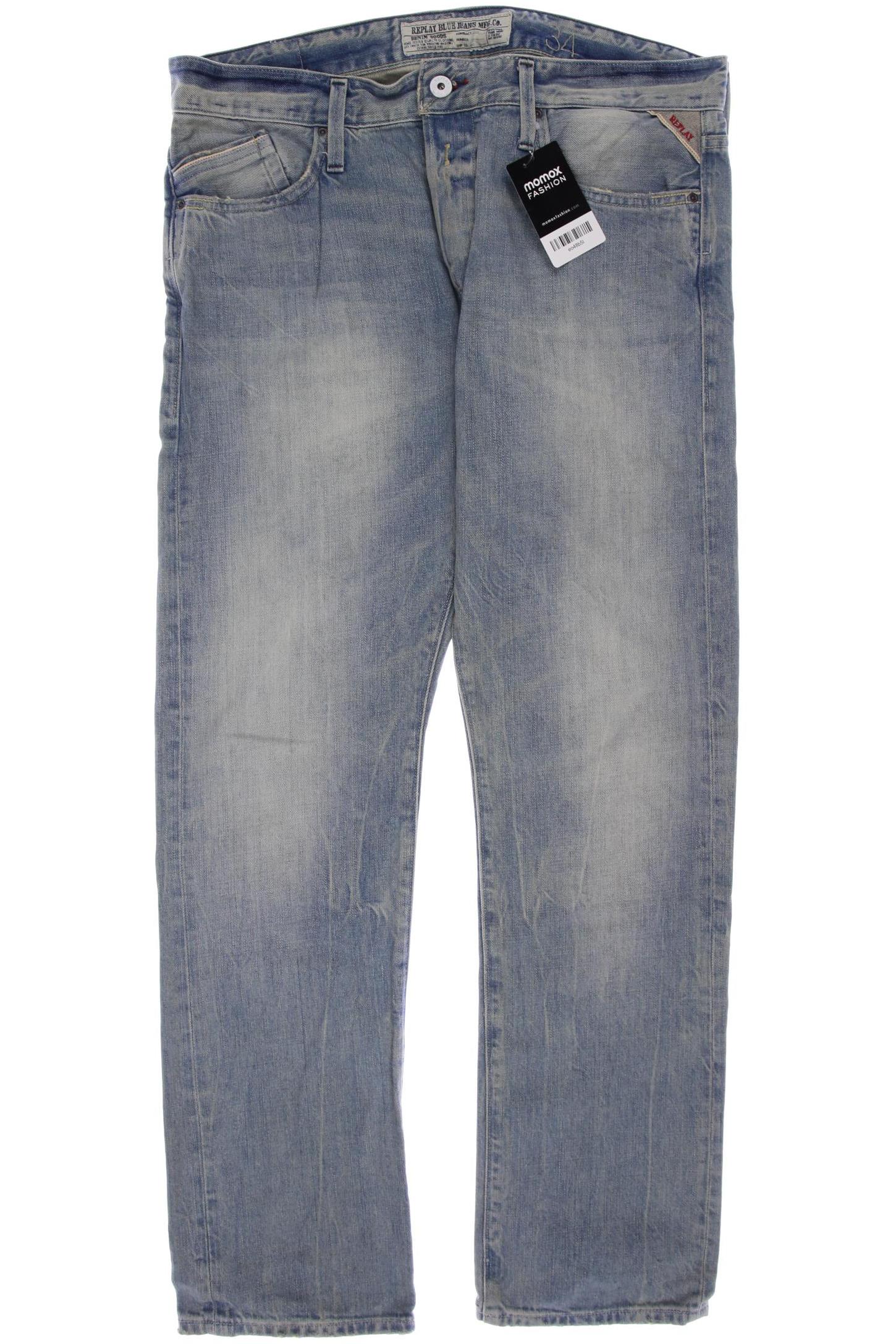 

Replay Herren Jeans, blau