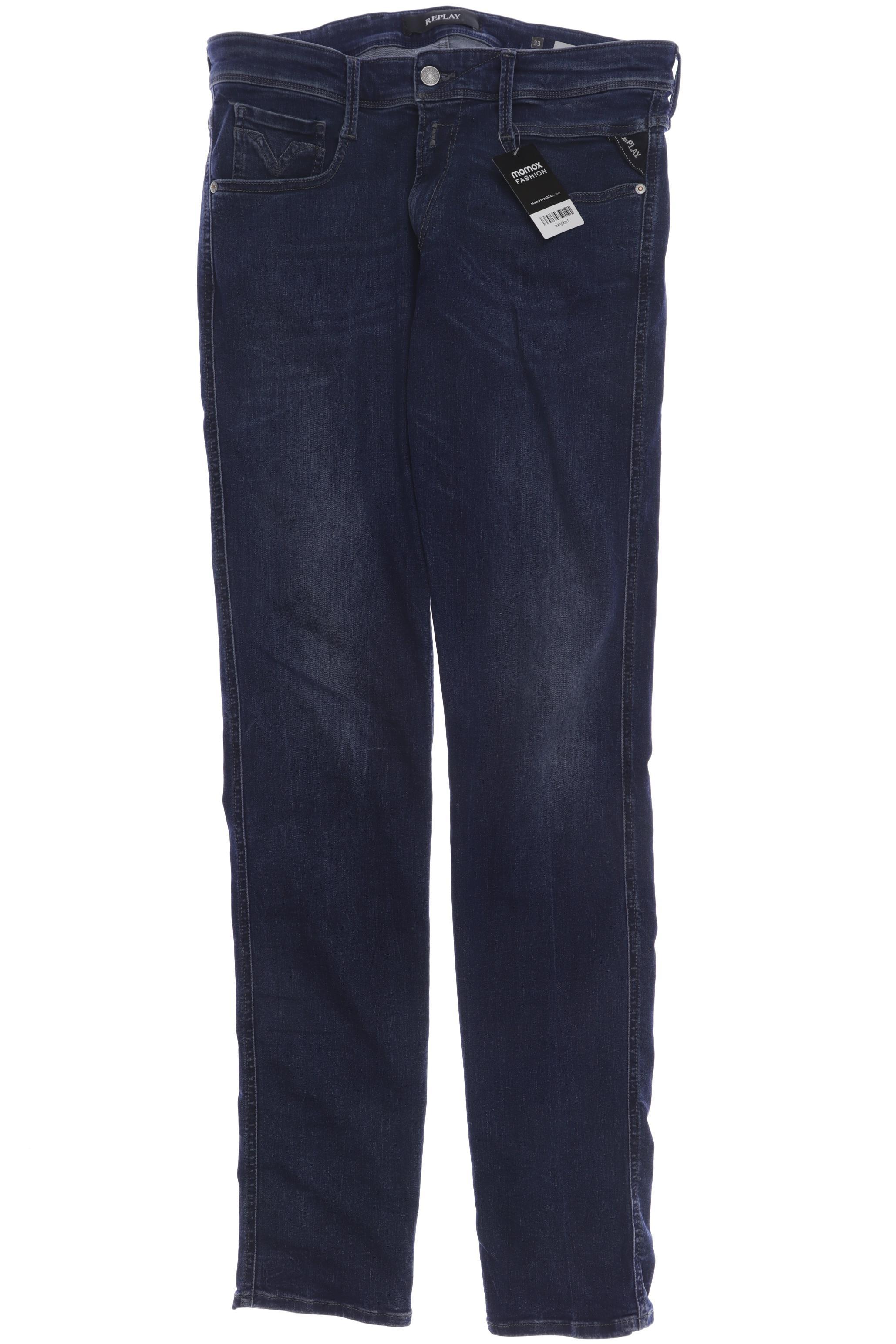 

Replay Herren Jeans, marineblau