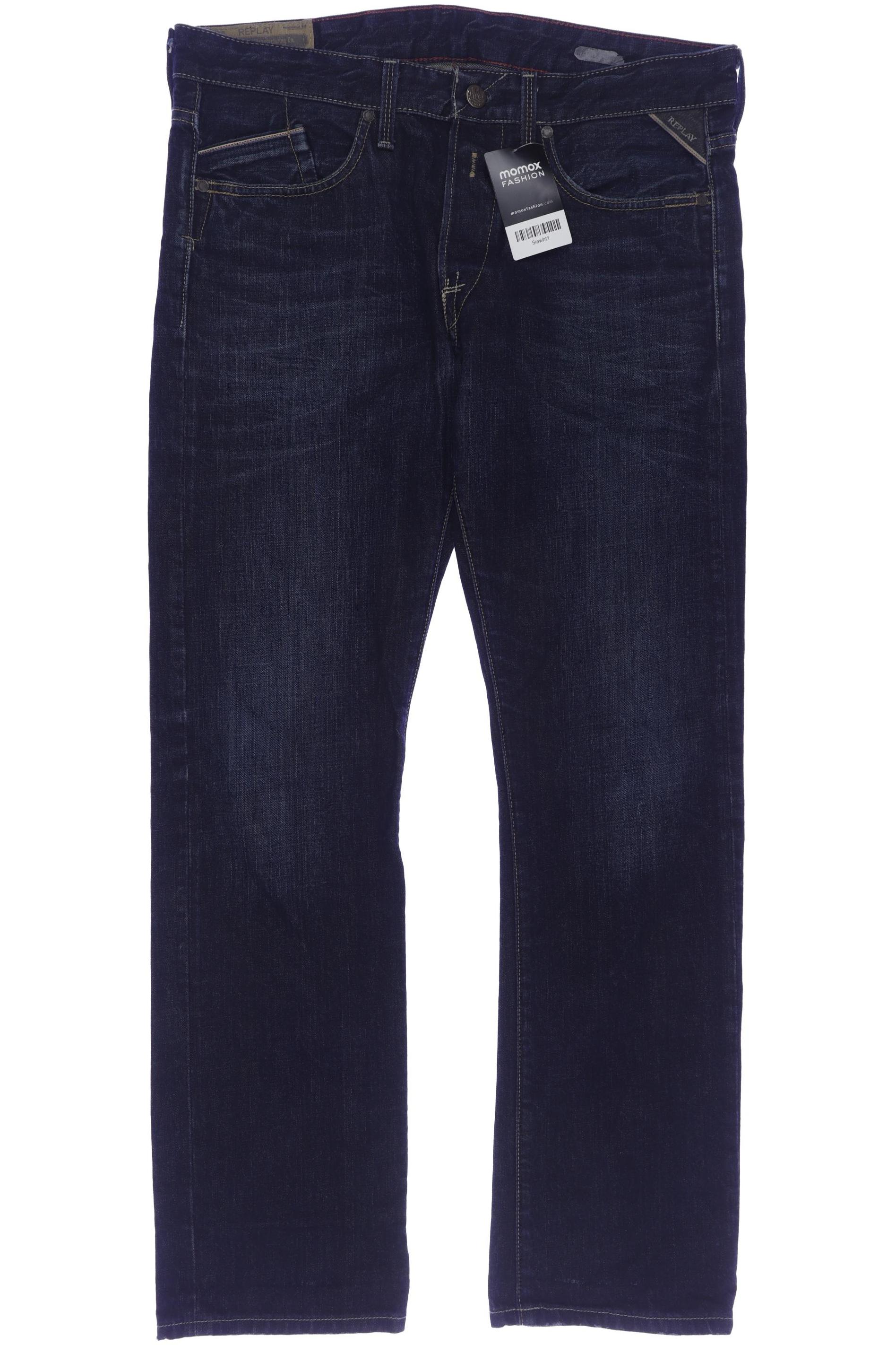 

Replay Herren Jeans, marineblau, Gr. 33