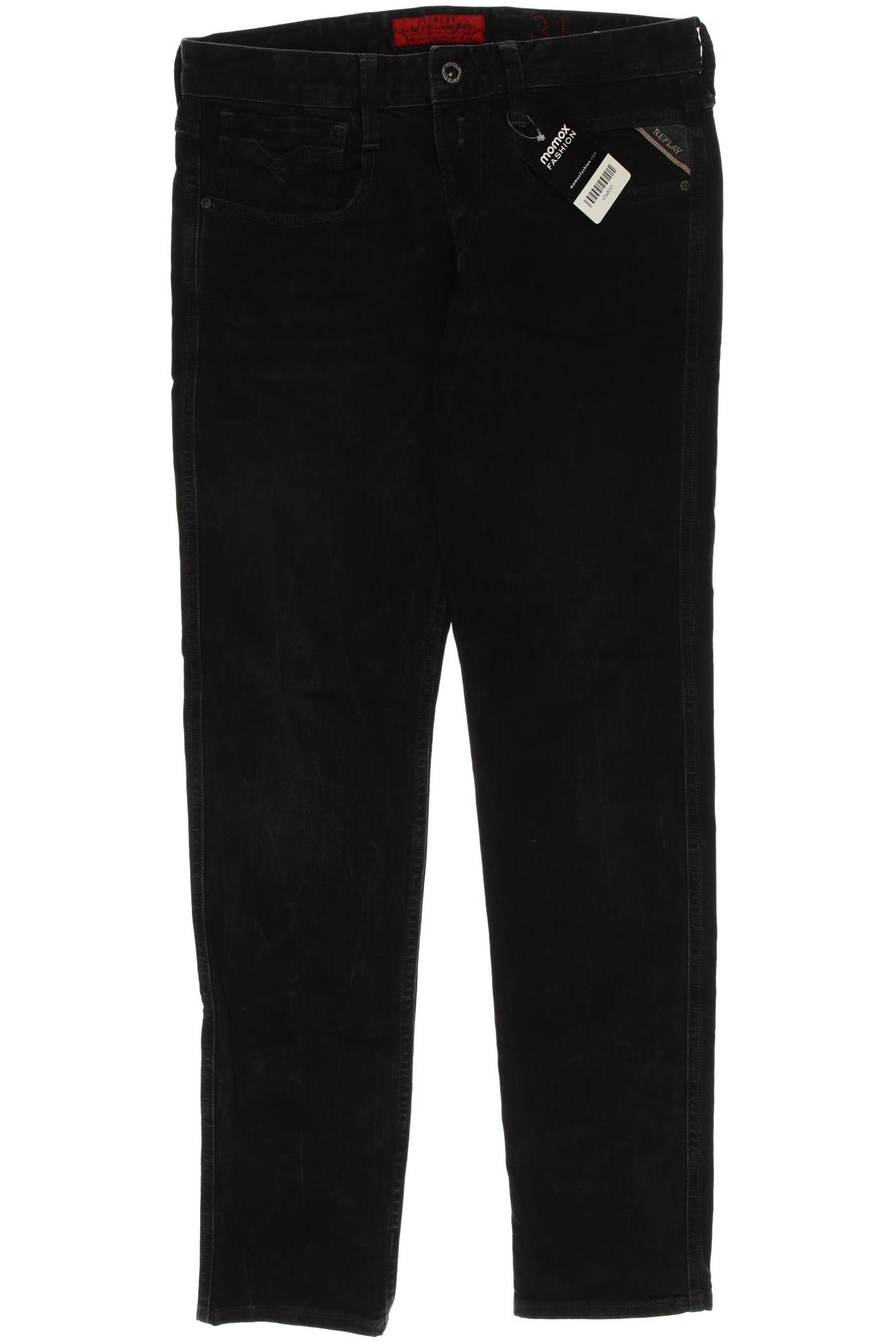 

Replay Herren Jeans, schwarz