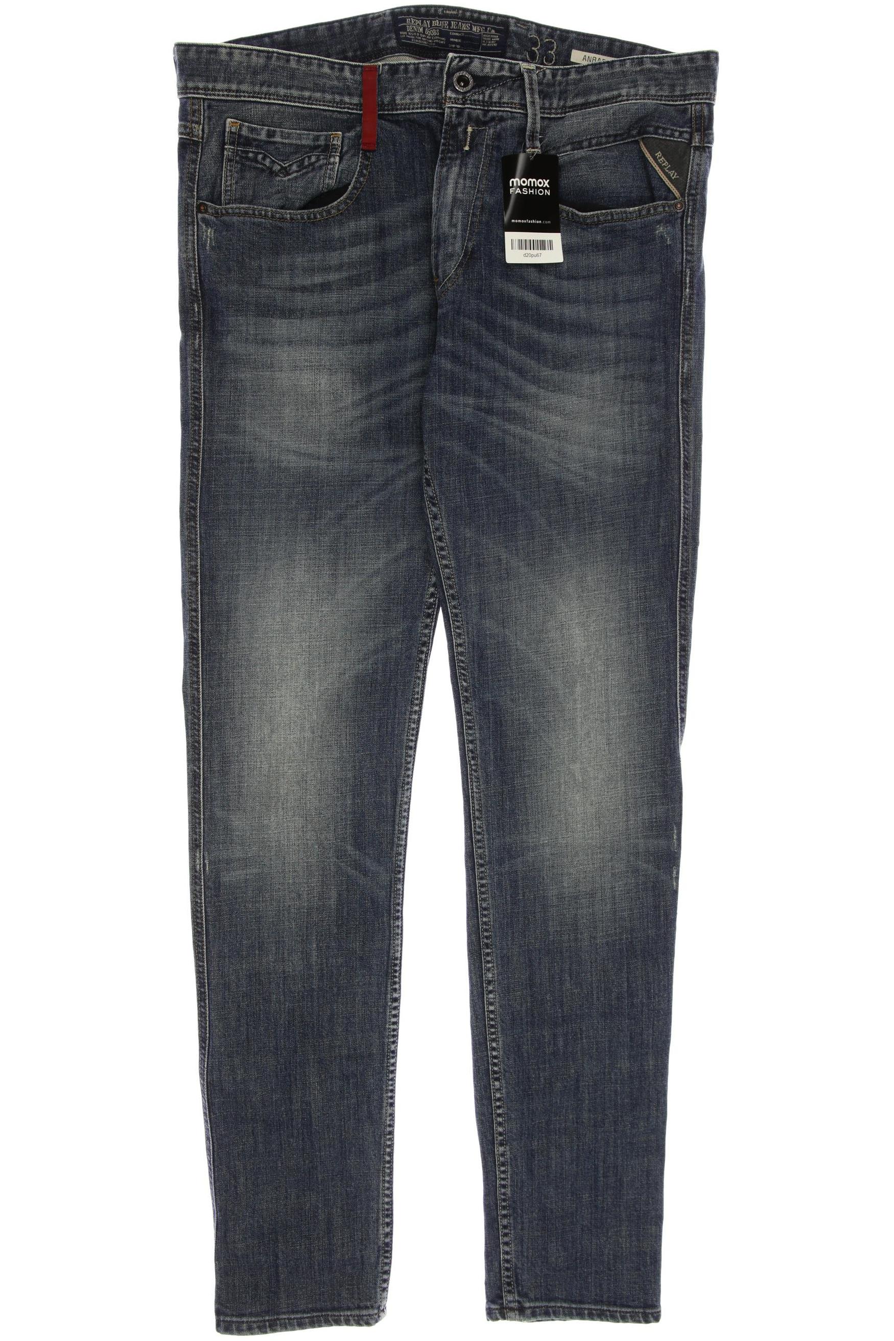 

Replay Herren Jeans, blau