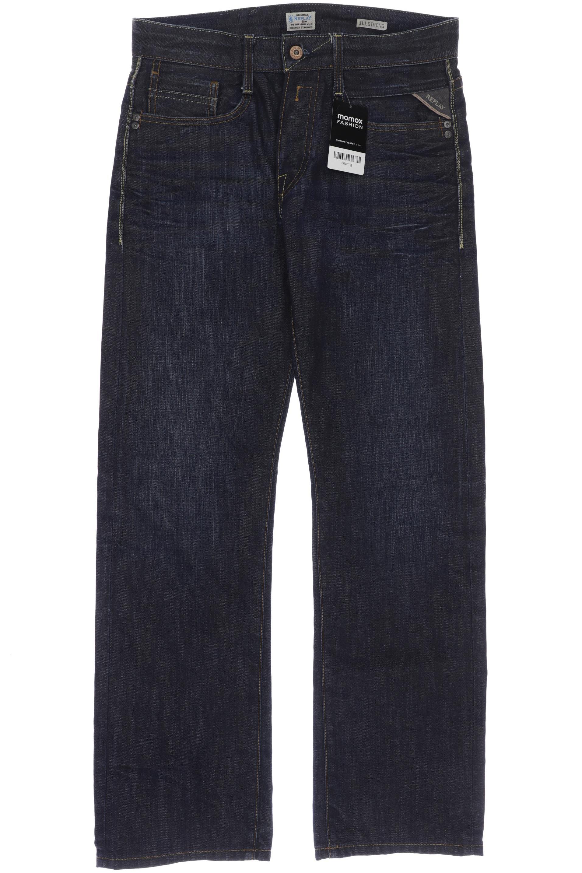 

Replay Herren Jeans, marineblau, Gr. 30