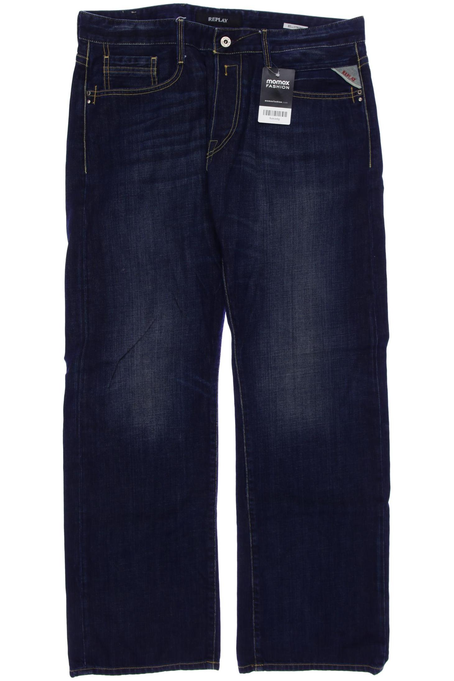 

Replay Herren Jeans, marineblau