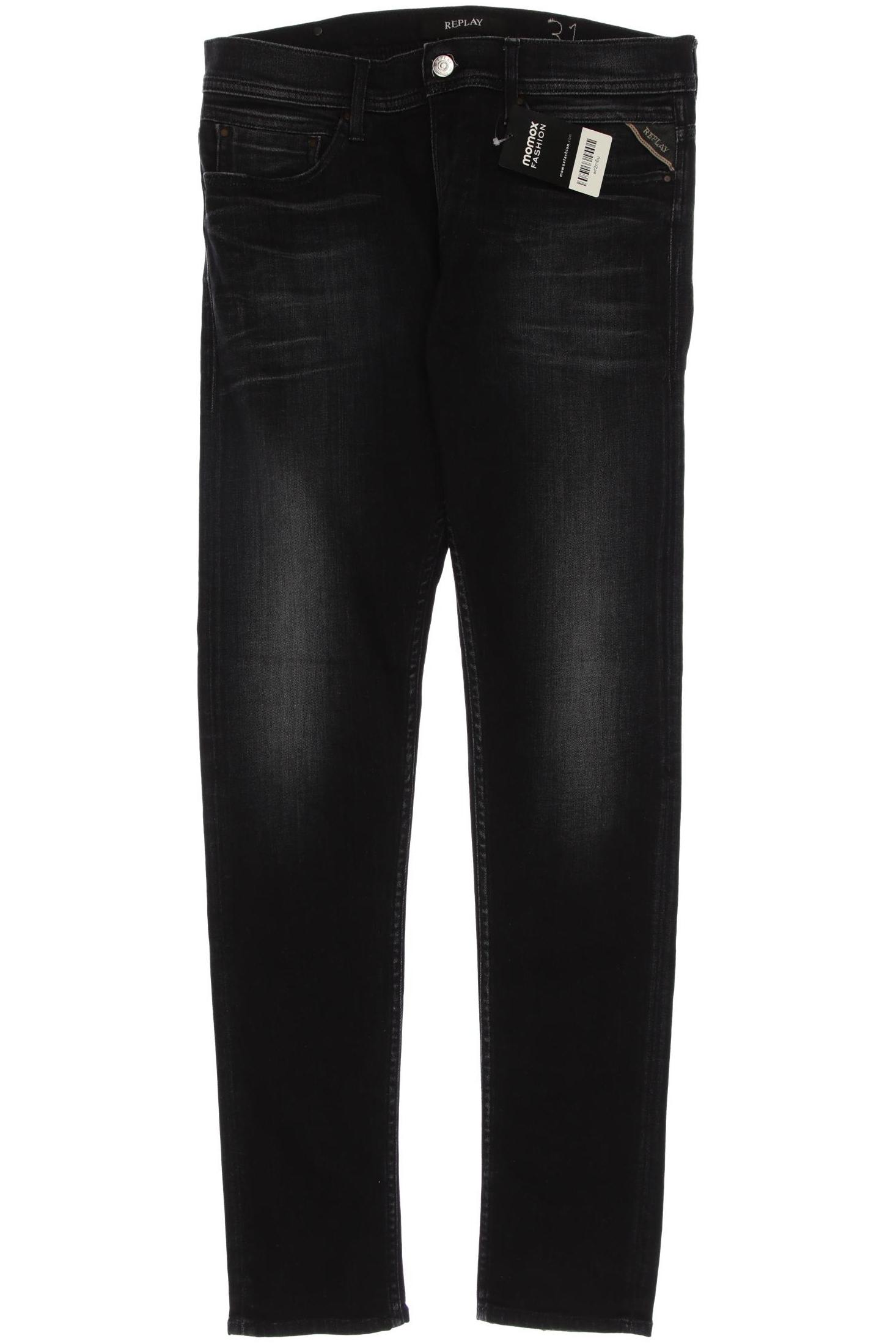 

Replay Herren Jeans, schwarz