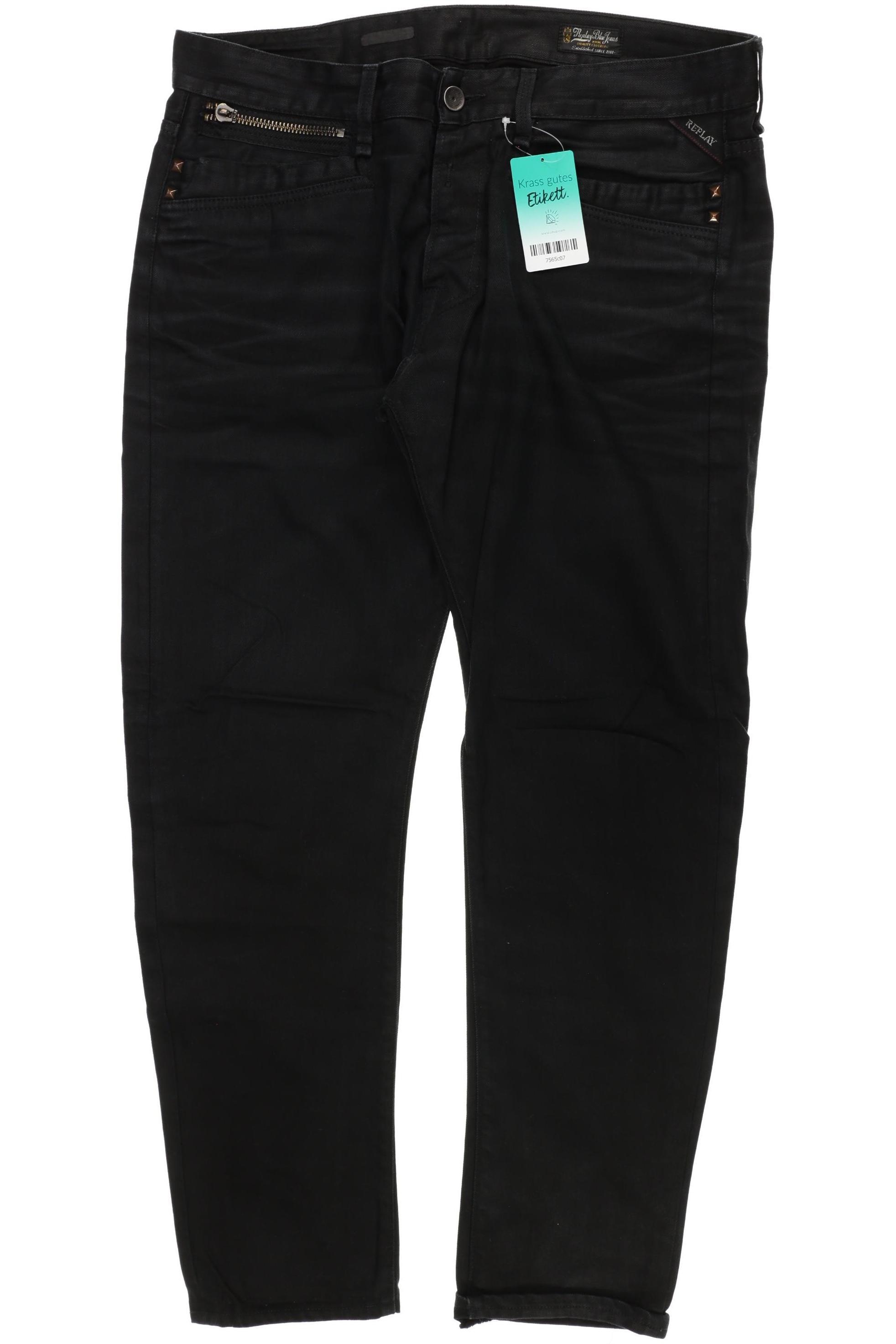 

Replay Herren Jeans, schwarz, Gr. 34