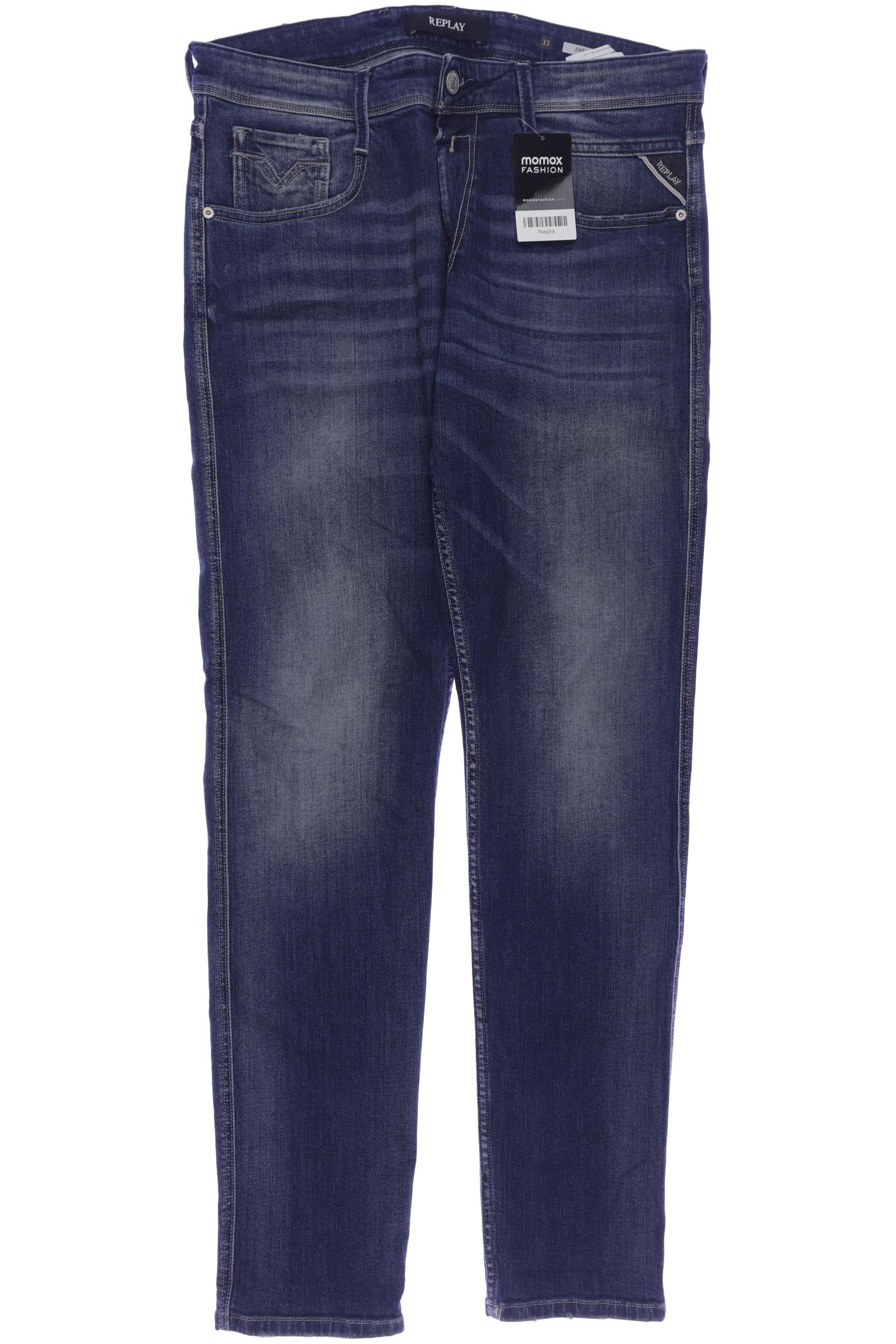 

Replay Herren Jeans, marineblau, Gr. 33