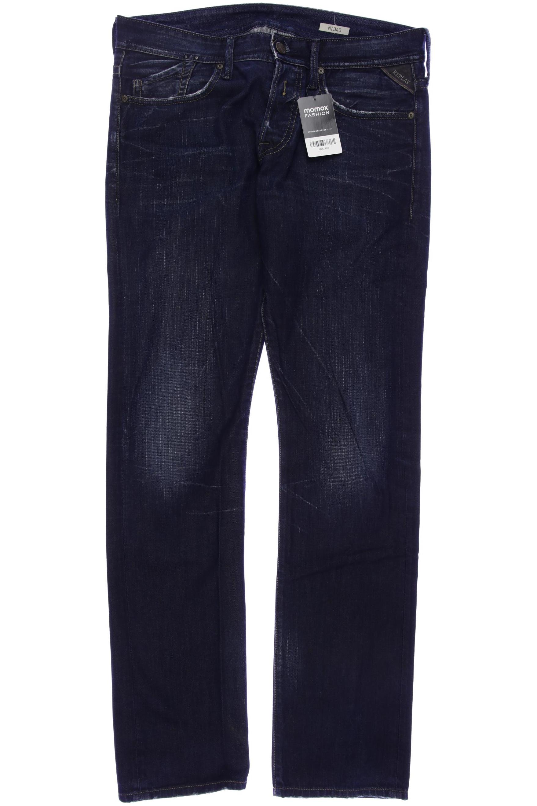 

Replay Herren Jeans, marineblau, Gr. 33