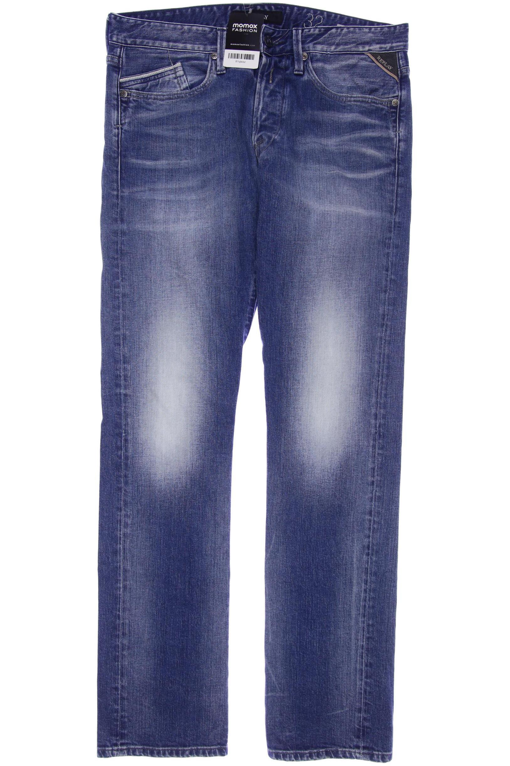 

Replay Herren Jeans, blau