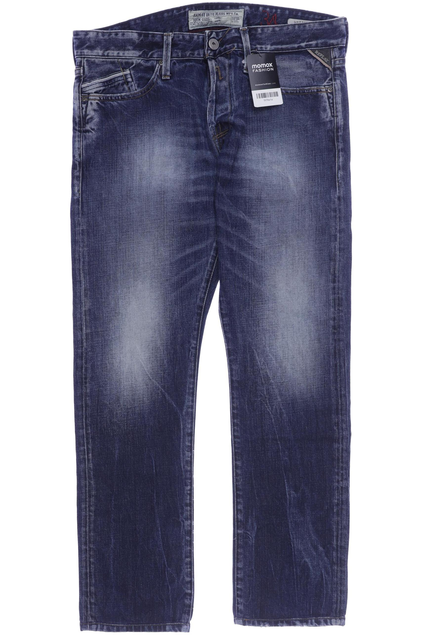 

Replay Herren Jeans, marineblau, Gr. 34